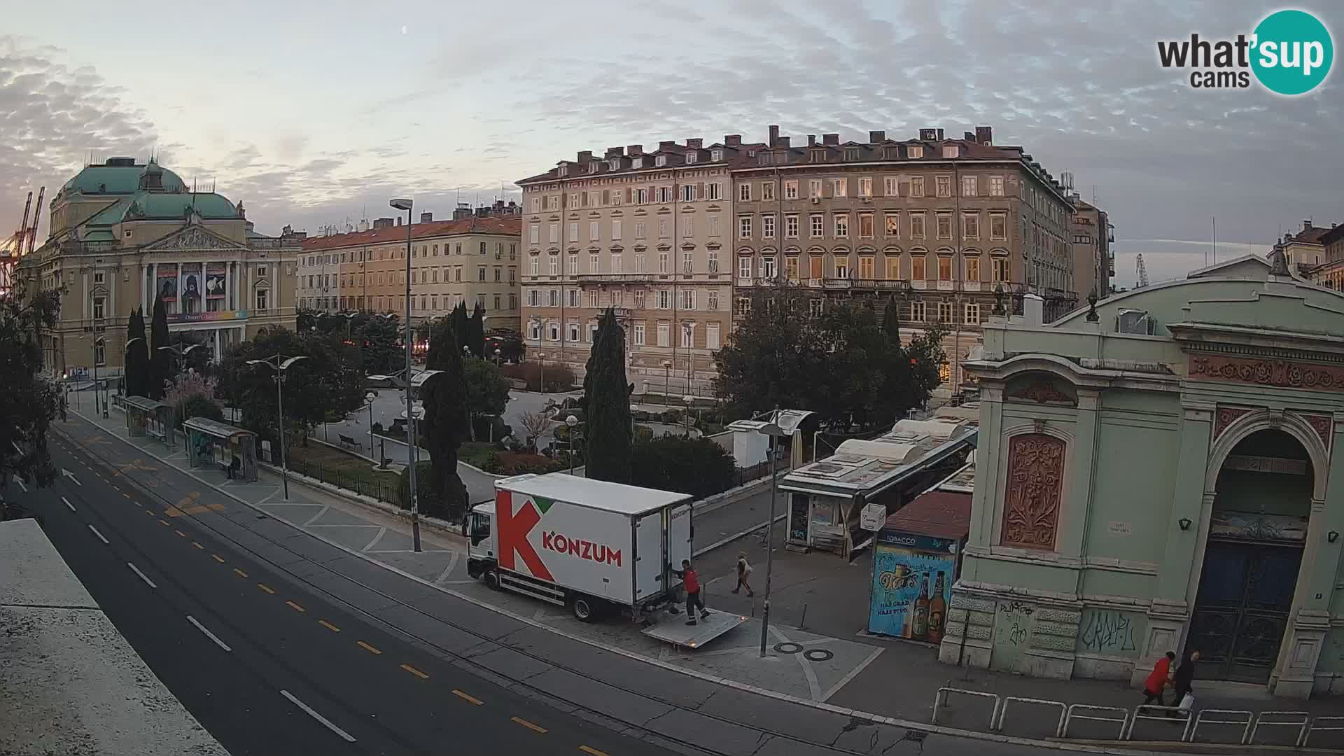 Reka – Park in Hrvaško narodno gledališče Ivana plemenitega Zajca