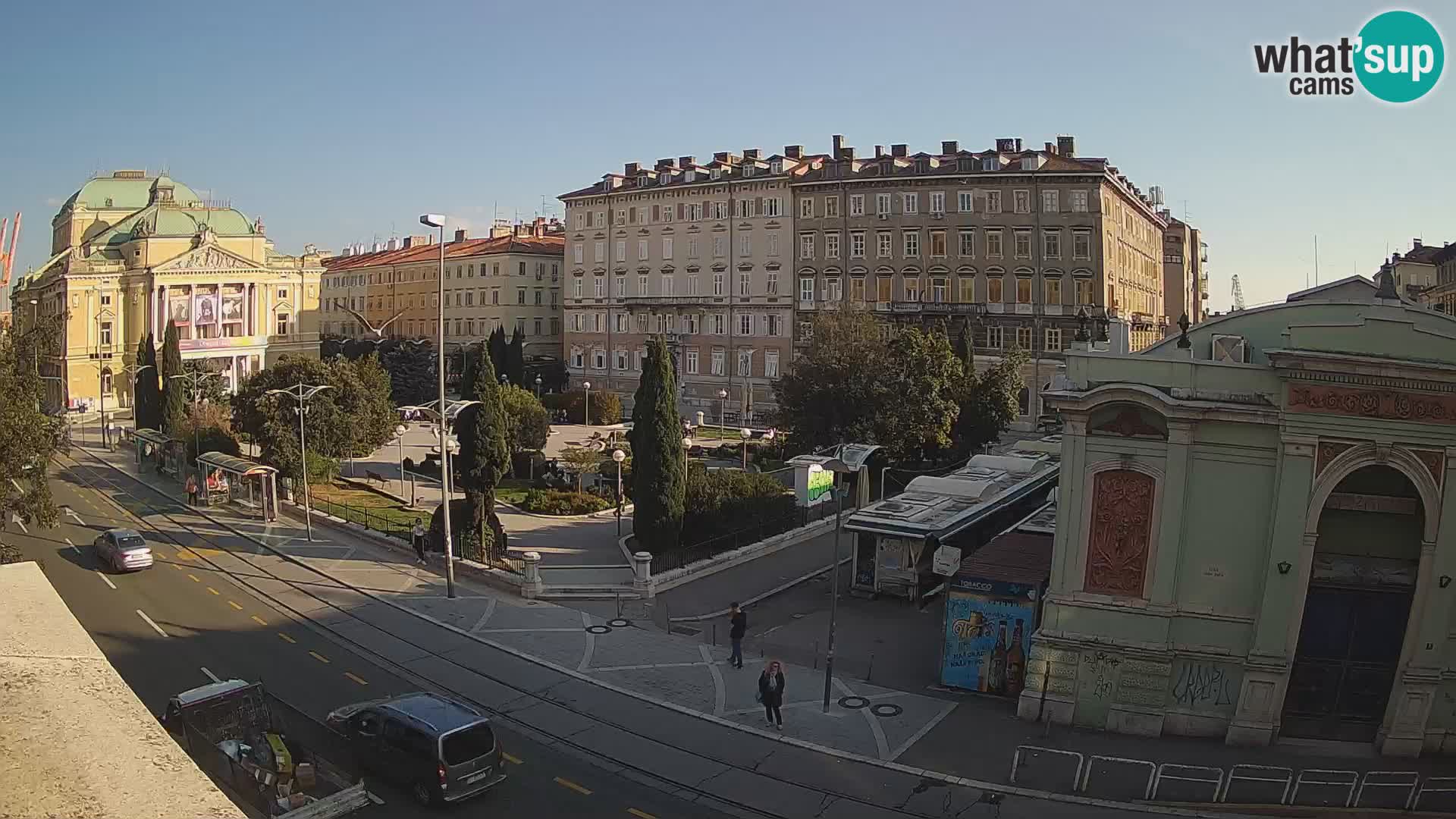 Reka – Park in Hrvaško narodno gledališče Ivana plemenitega Zajca