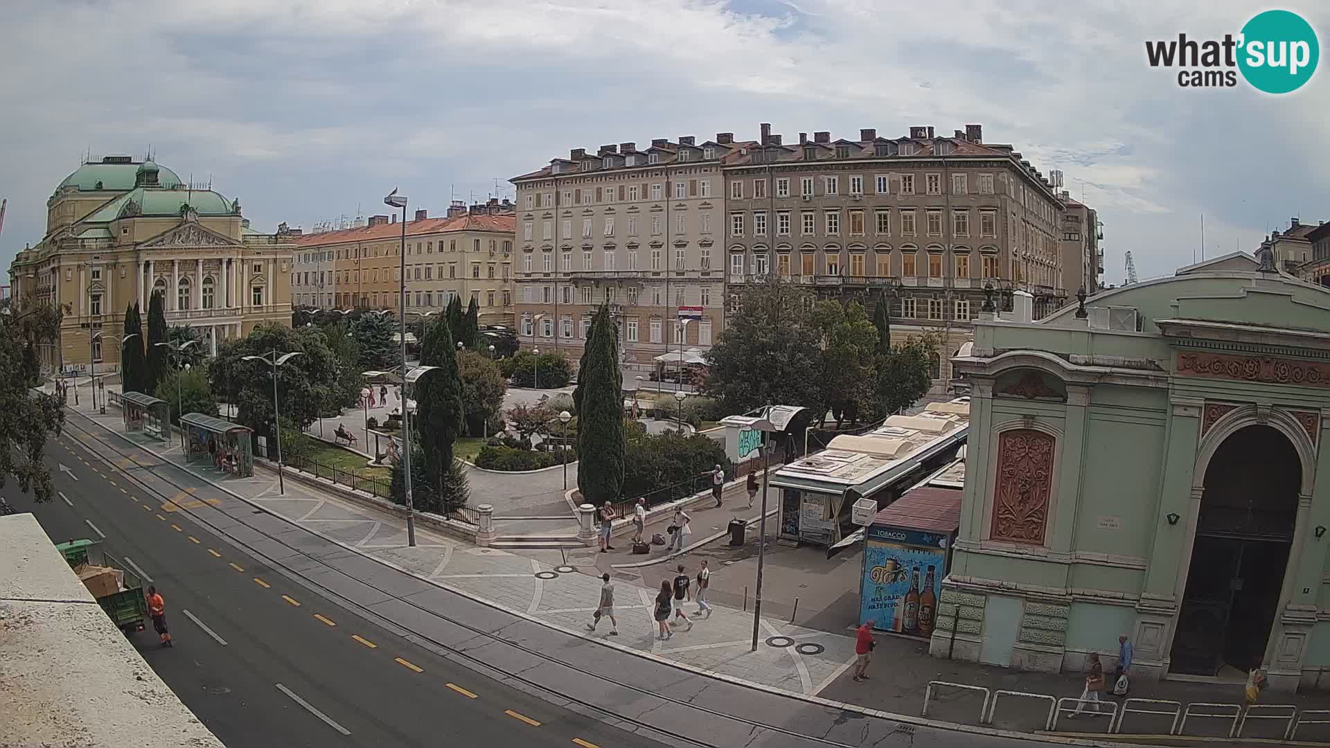 Reka – Park in Hrvaško narodno gledališče Ivana plemenitega Zajca