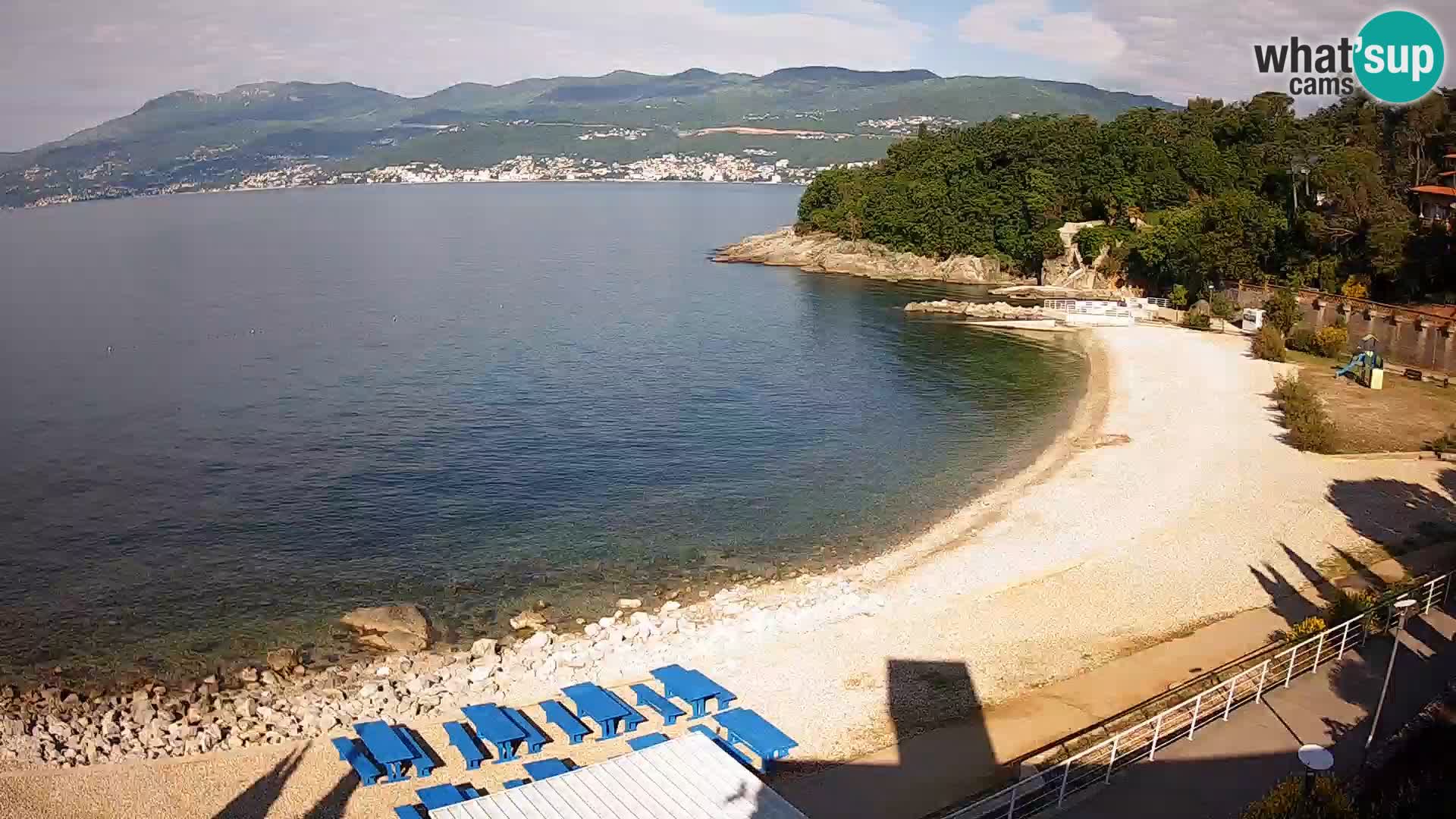 Reka Spletna kamera  plaža pri Bazenih Kantrida