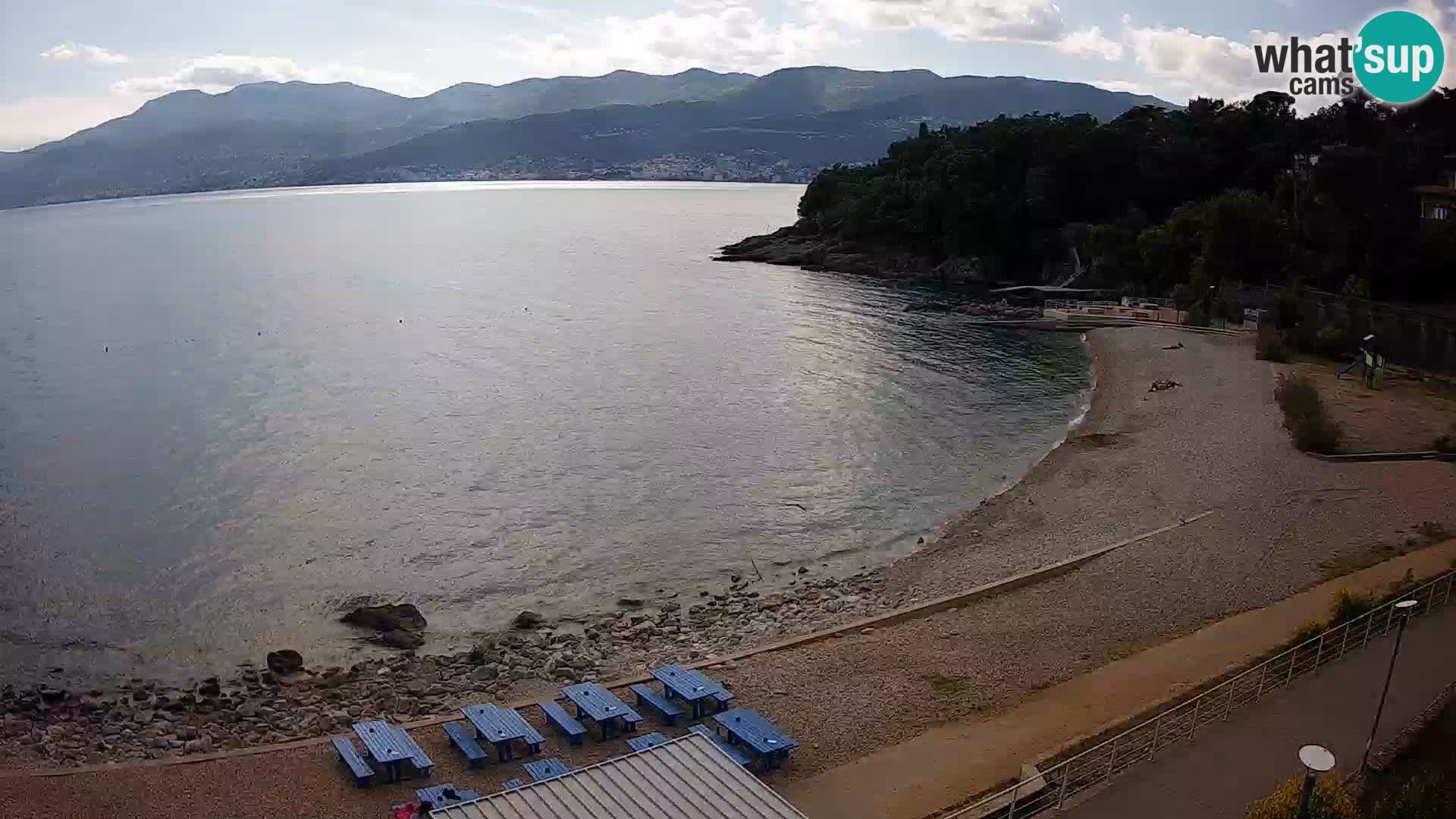 LIVE Webcam Rijeka beach Swimming pools Kantrida