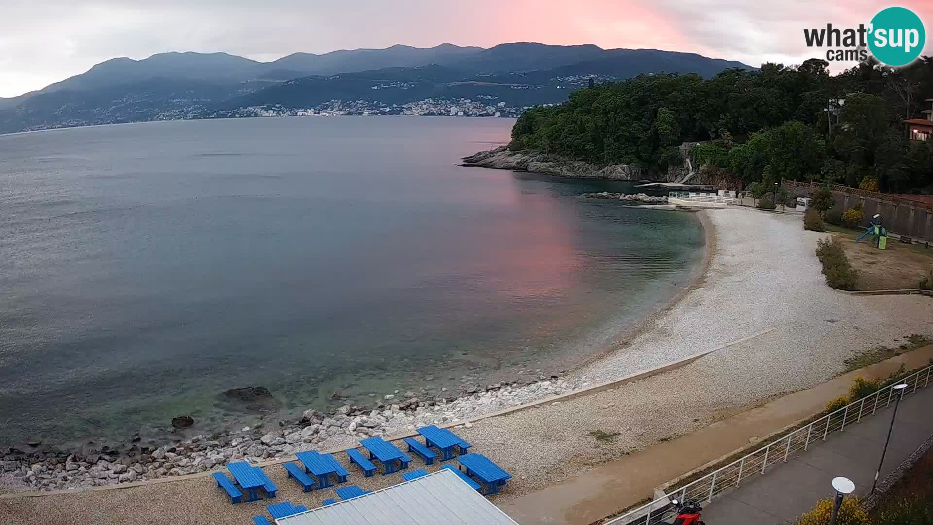 LIVE Webcam Fiume spiaggia piscine Kantrida