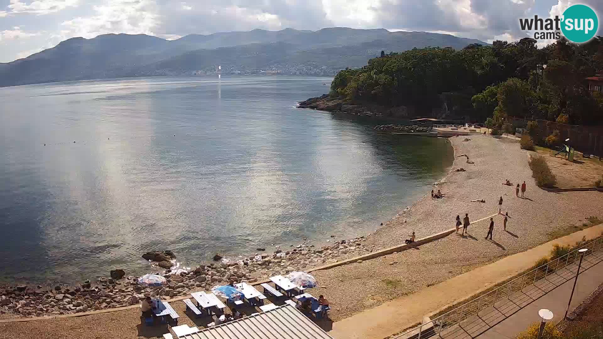 LIVE Webcam Fiume spiaggia piscine Kantrida