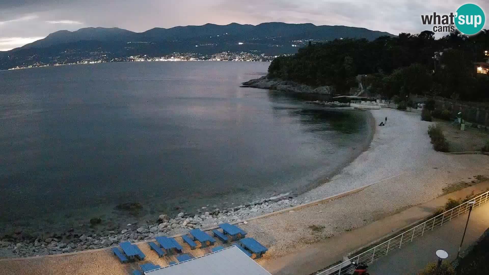 LIVE Webcam Rijeka beach Swimming pools Kantrida