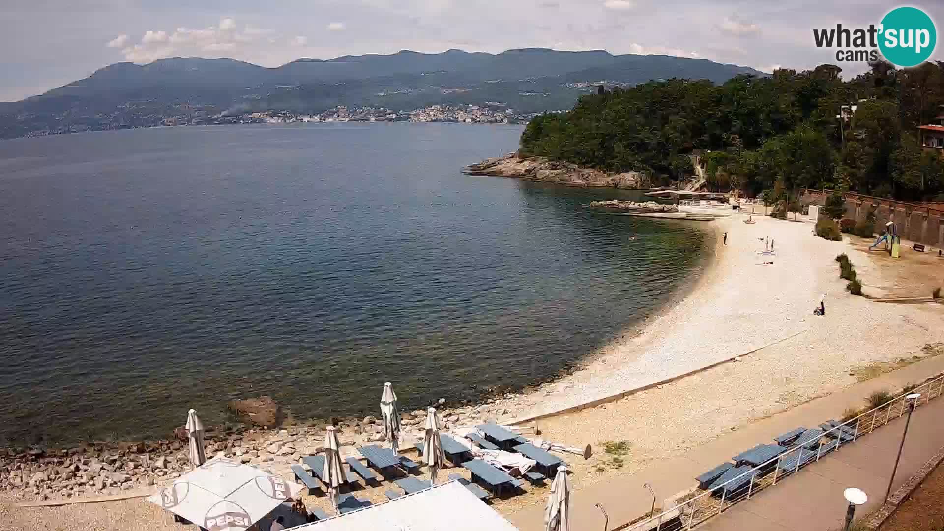 LIVE Webcam Rijeka beach Swimming pools Kantrida