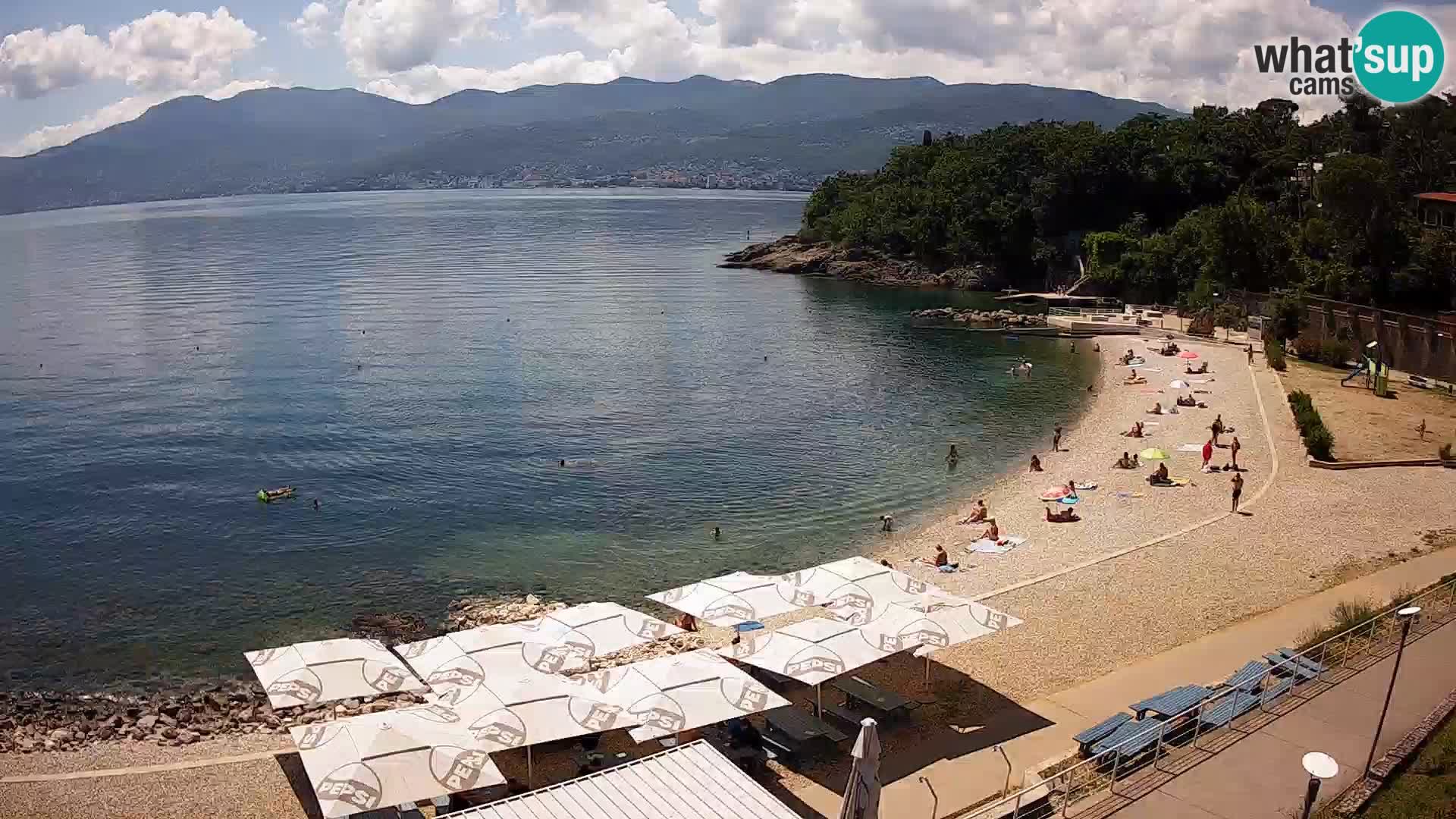 LIVE Webcam Fiume spiaggia piscine Kantrida