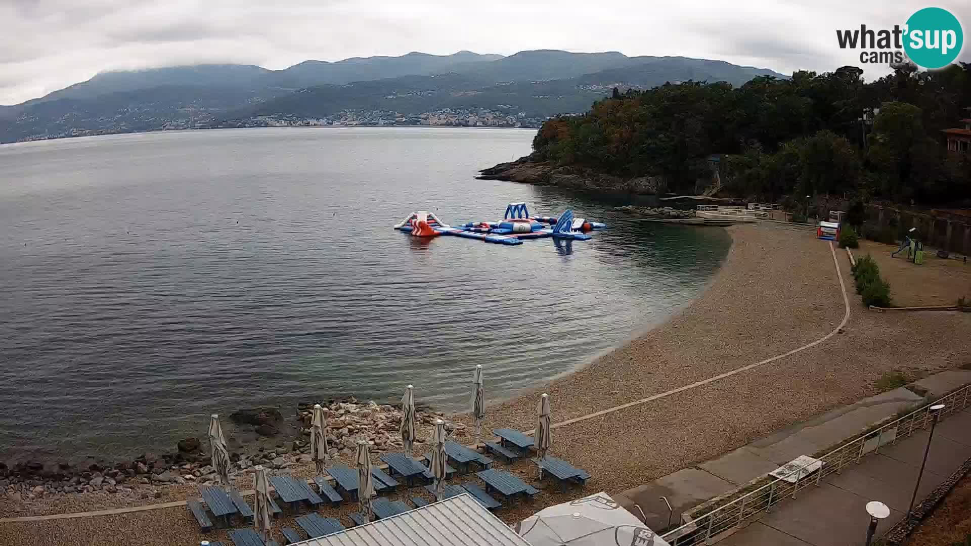 LIVE Webcam Rijeka beach Swimming pools Kantrida