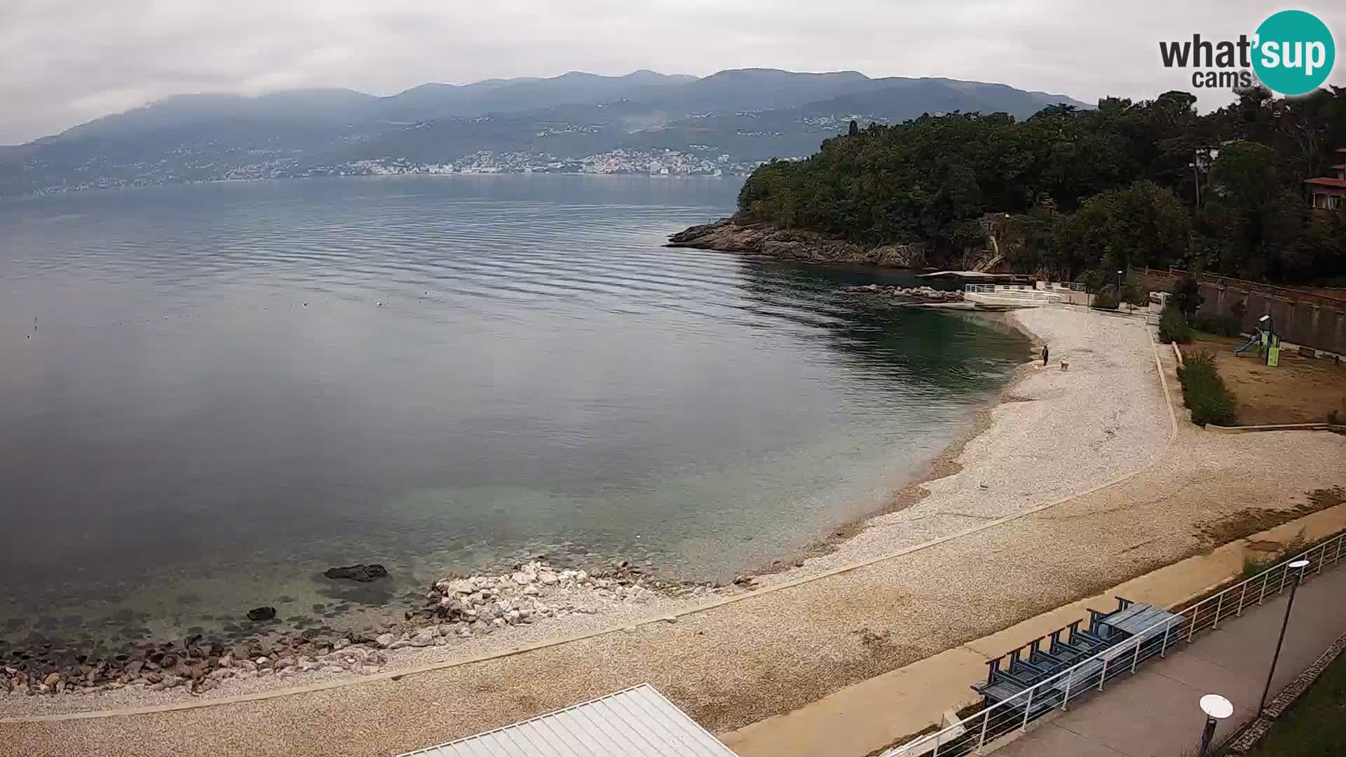 LIVE Webcam Rijeka beach Swimming pools Kantrida