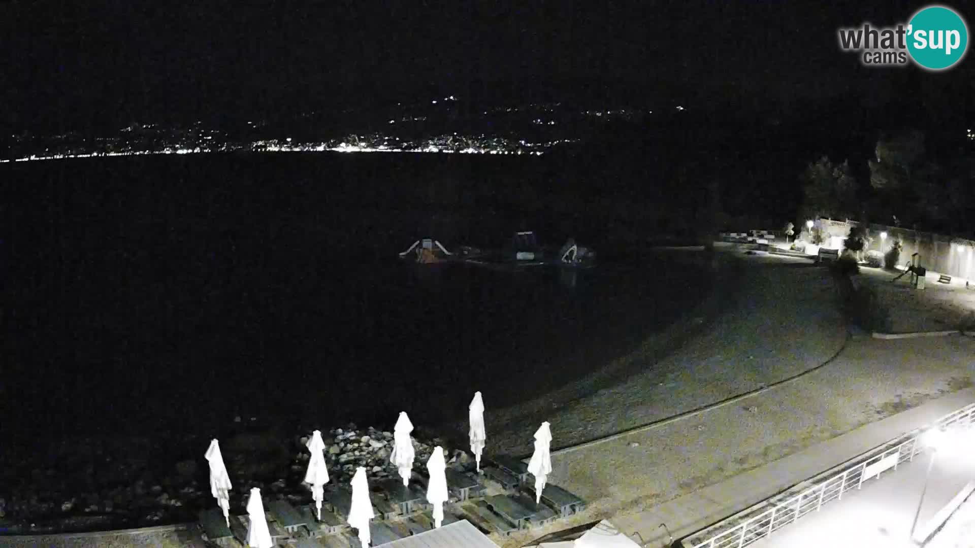 LIVE Webcam Rijeka beach Swimming pools Kantrida