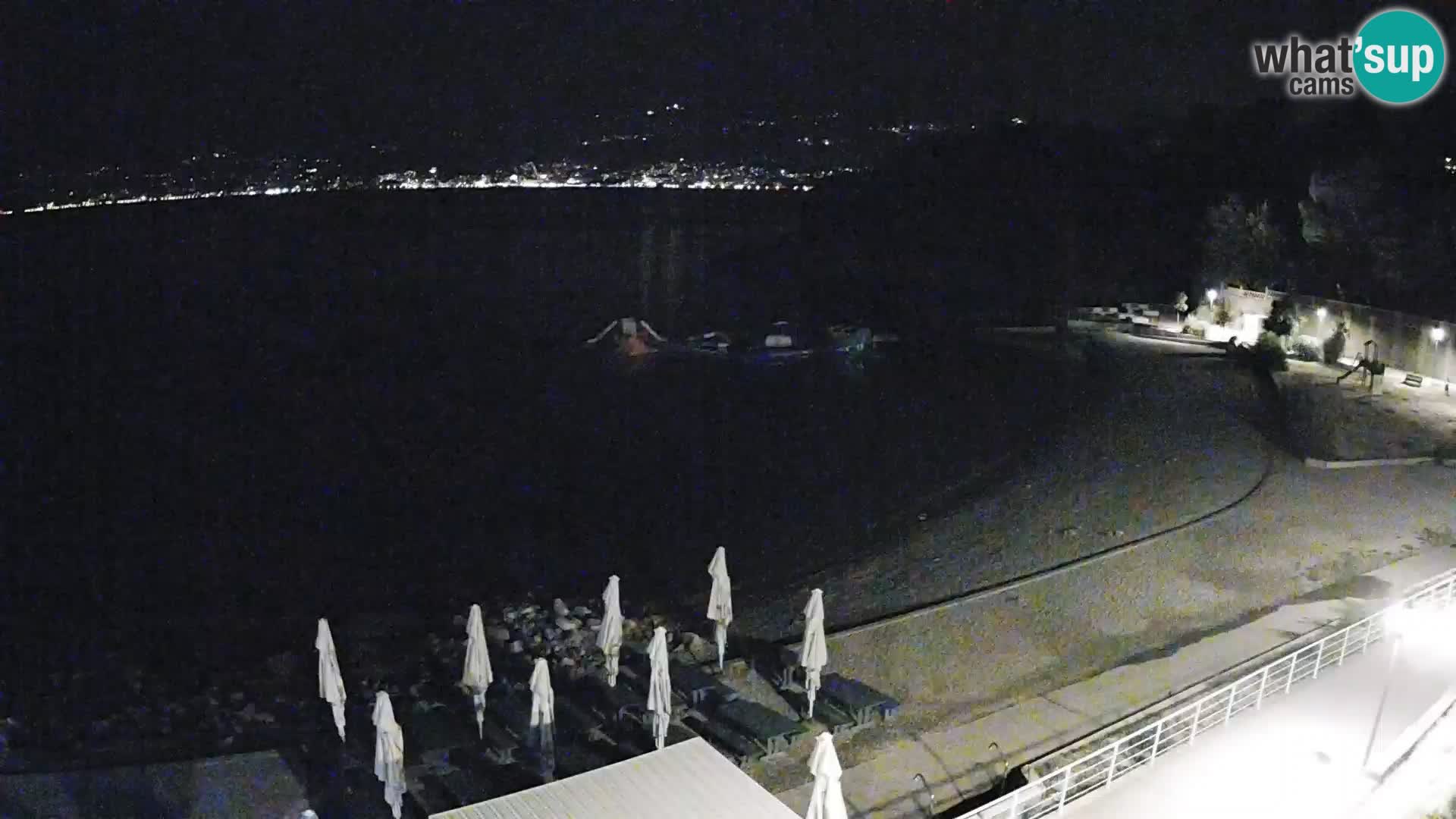 LIVE Webcam Rijeka beach Swimming pools Kantrida