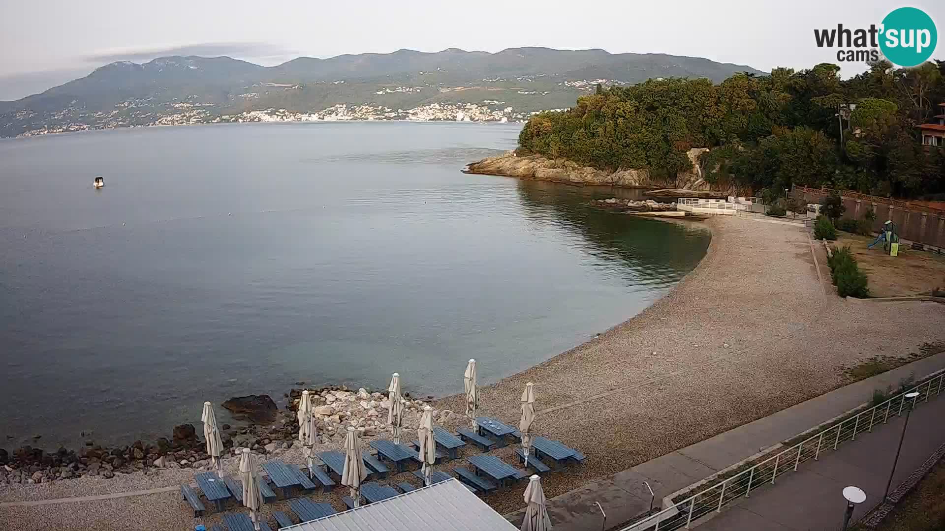 Reka Spletna kamera  plaža pri Bazenih Kantrida