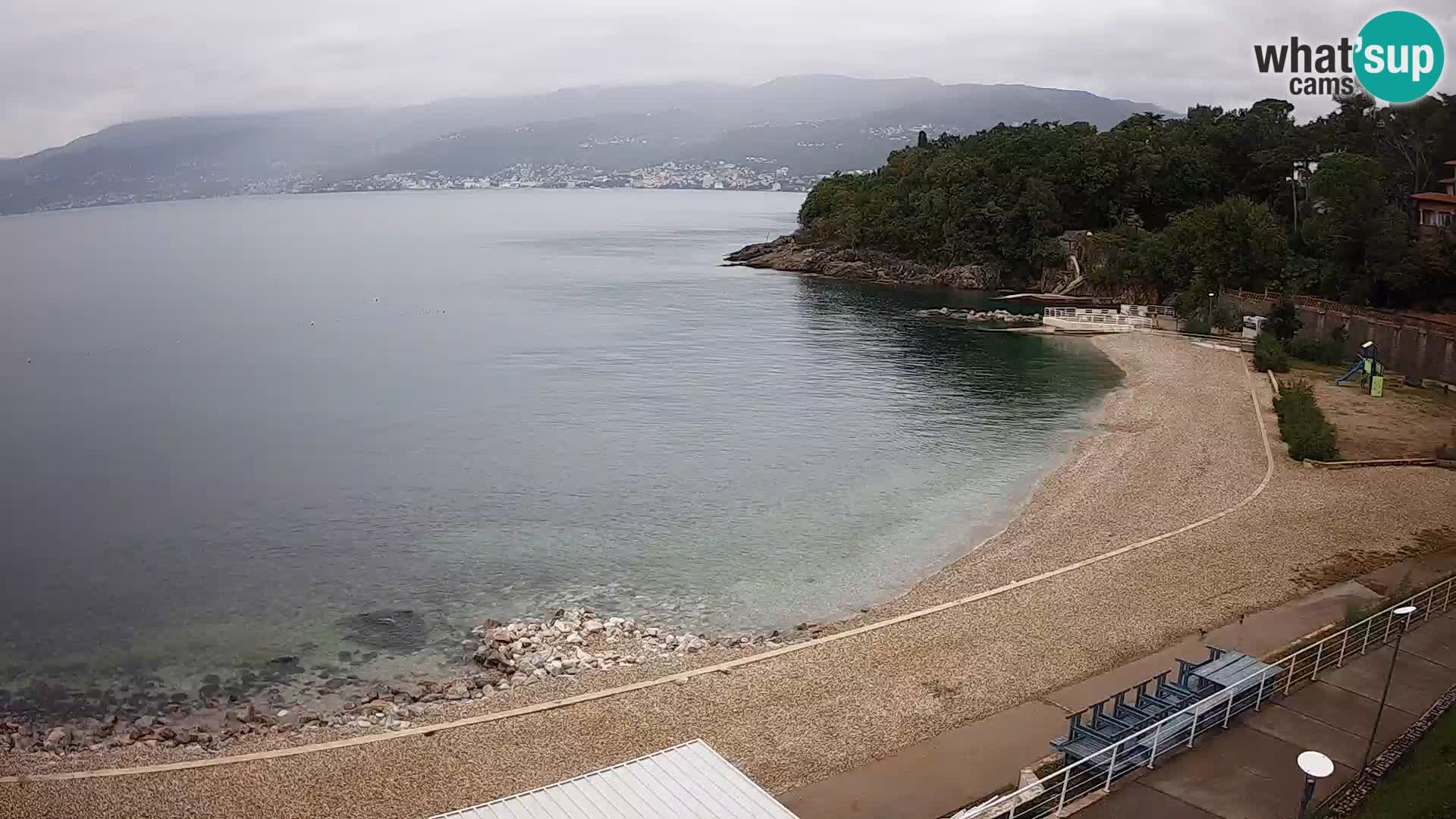 LIVE Webcam Rijeka beach Swimming pools Kantrida