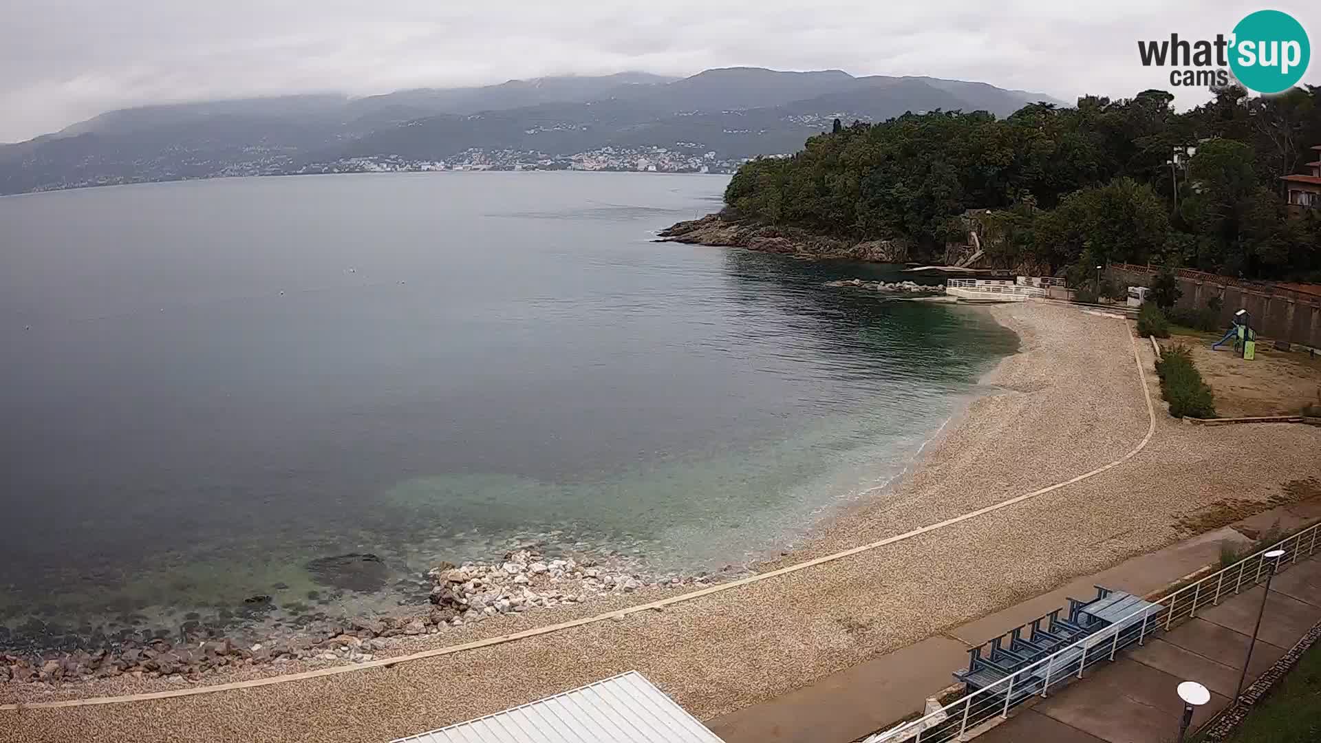 LIVE Webcam Rijeka beach Swimming pools Kantrida