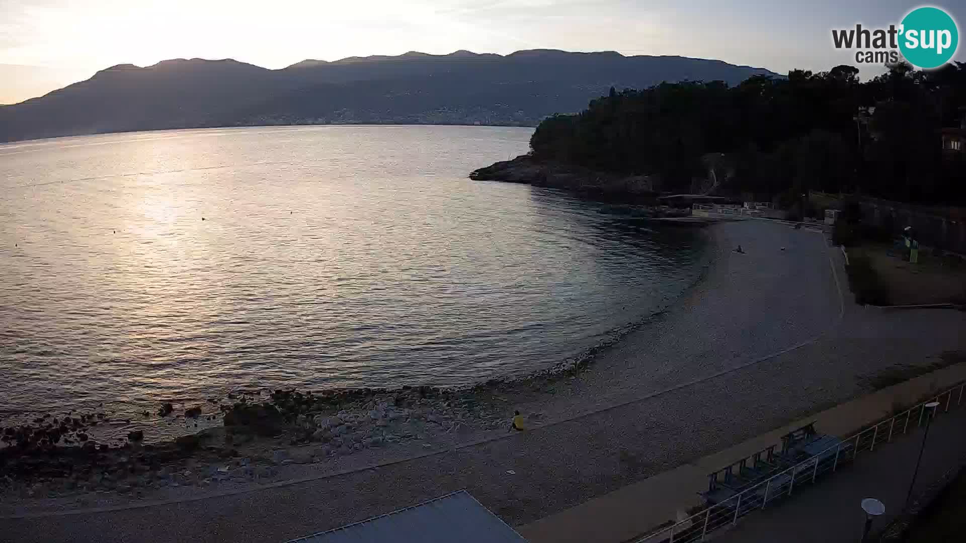 Reka Spletna kamera  plaža pri Bazenih Kantrida