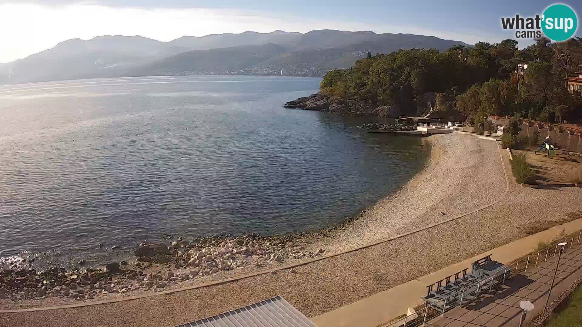 Rijeka web kamera plaža pri Bazenih Kantrida