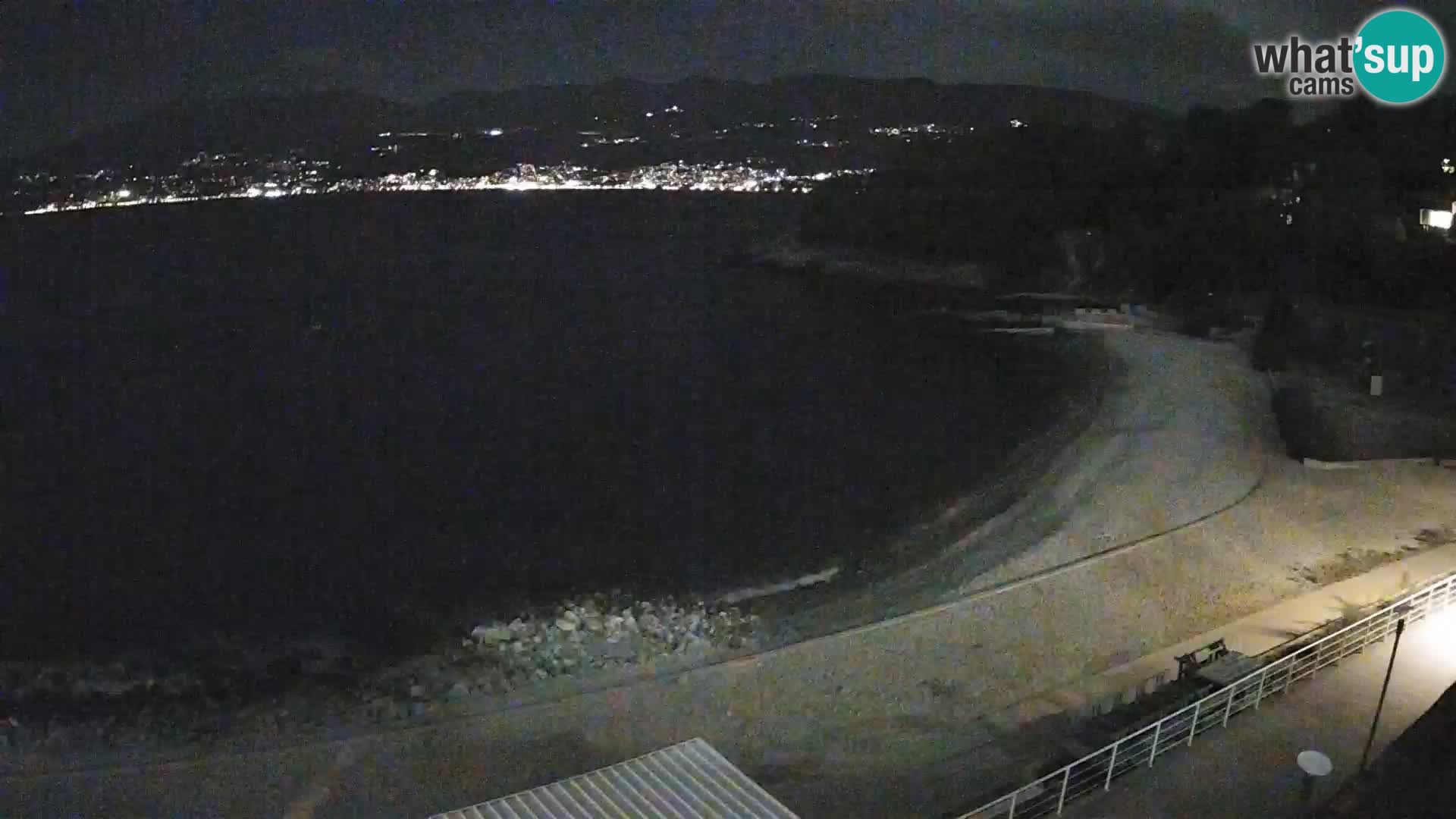 Reka Spletna kamera  plaža pri Bazenih Kantrida