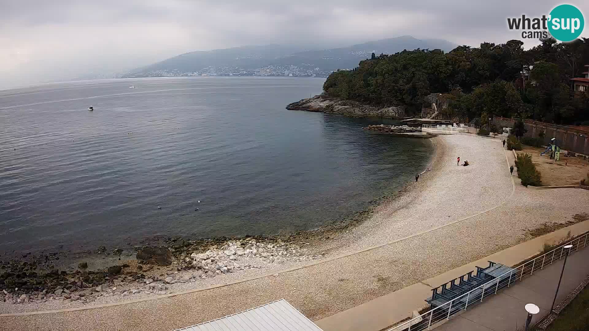 LIVE Webcam Rijeka beach Swimming pools Kantrida