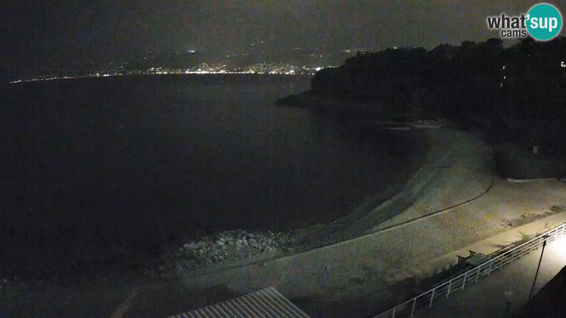 LIVE Webcam Rijeka beach Swimming pools Kantrida