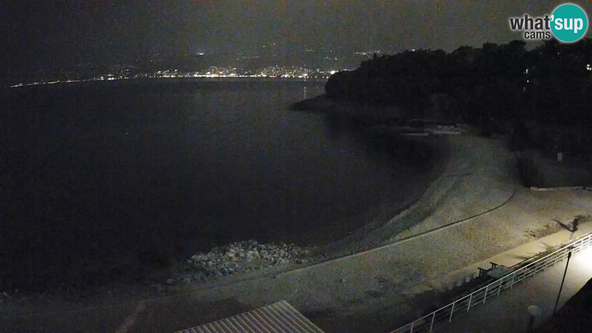 Rijeka web kamera plaža pri Bazenih Kantrida