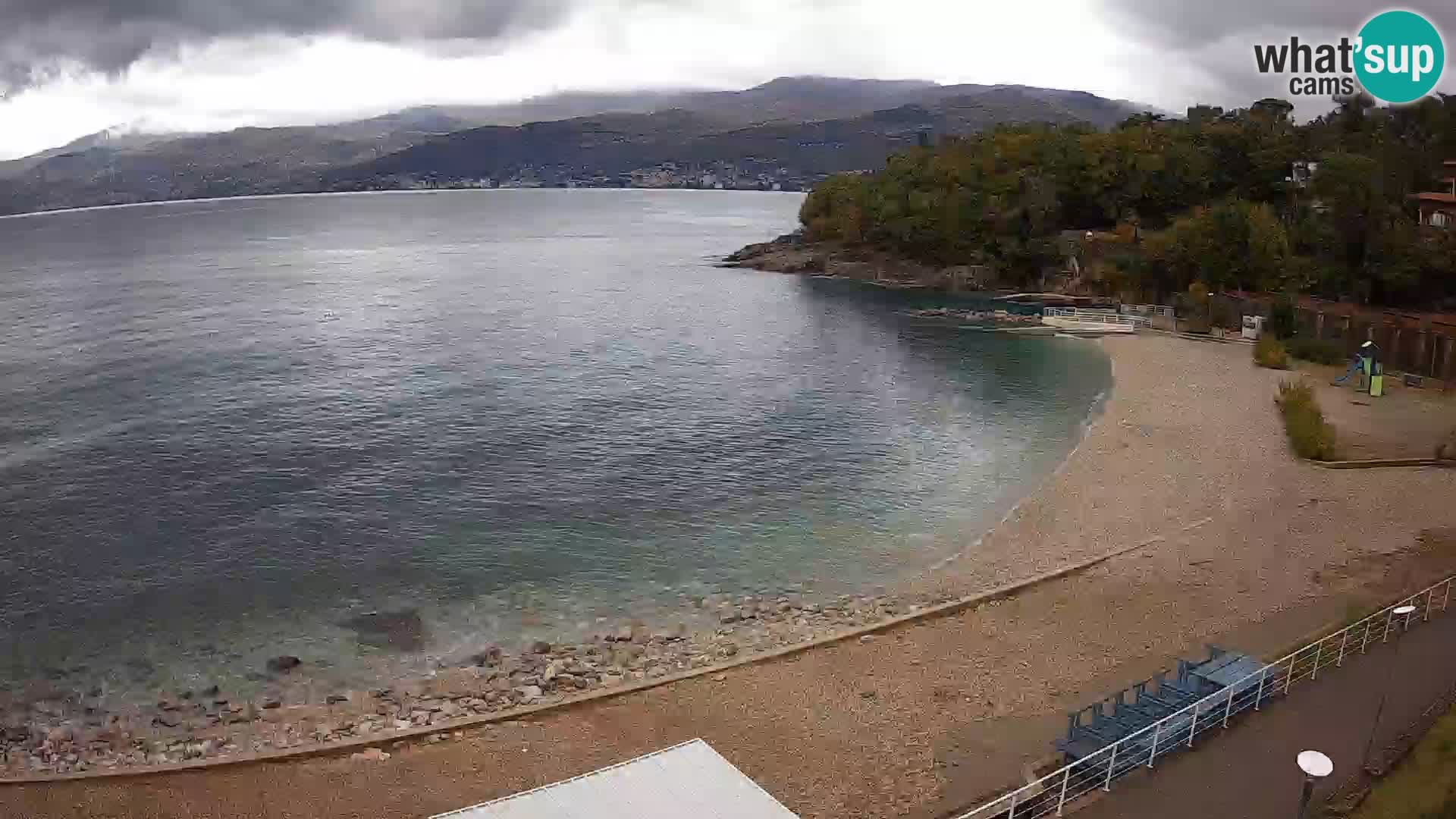 Reka Spletna kamera  plaža pri Bazenih Kantrida