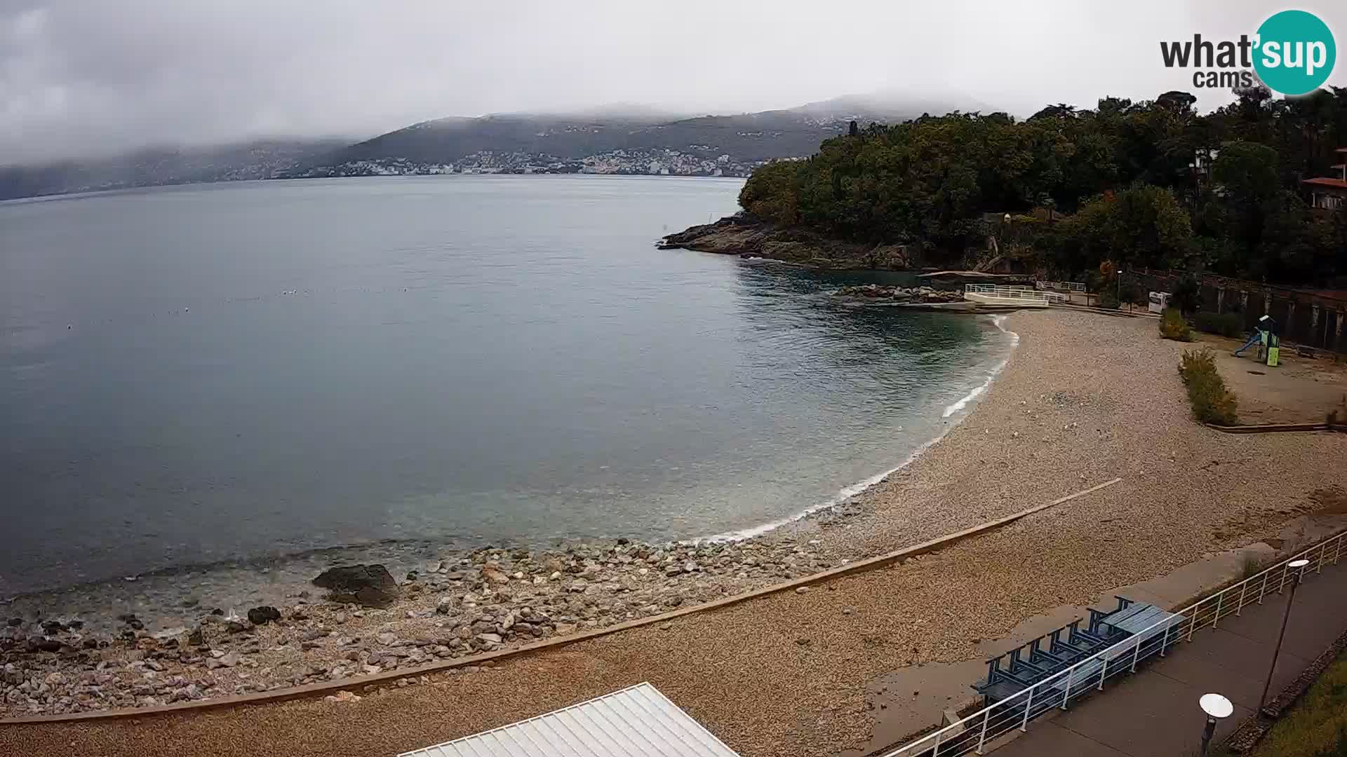 Reka Spletna kamera  plaža pri Bazenih Kantrida