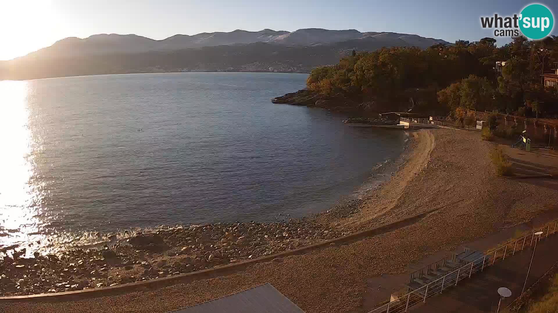 Reka Spletna kamera  plaža pri Bazenih Kantrida