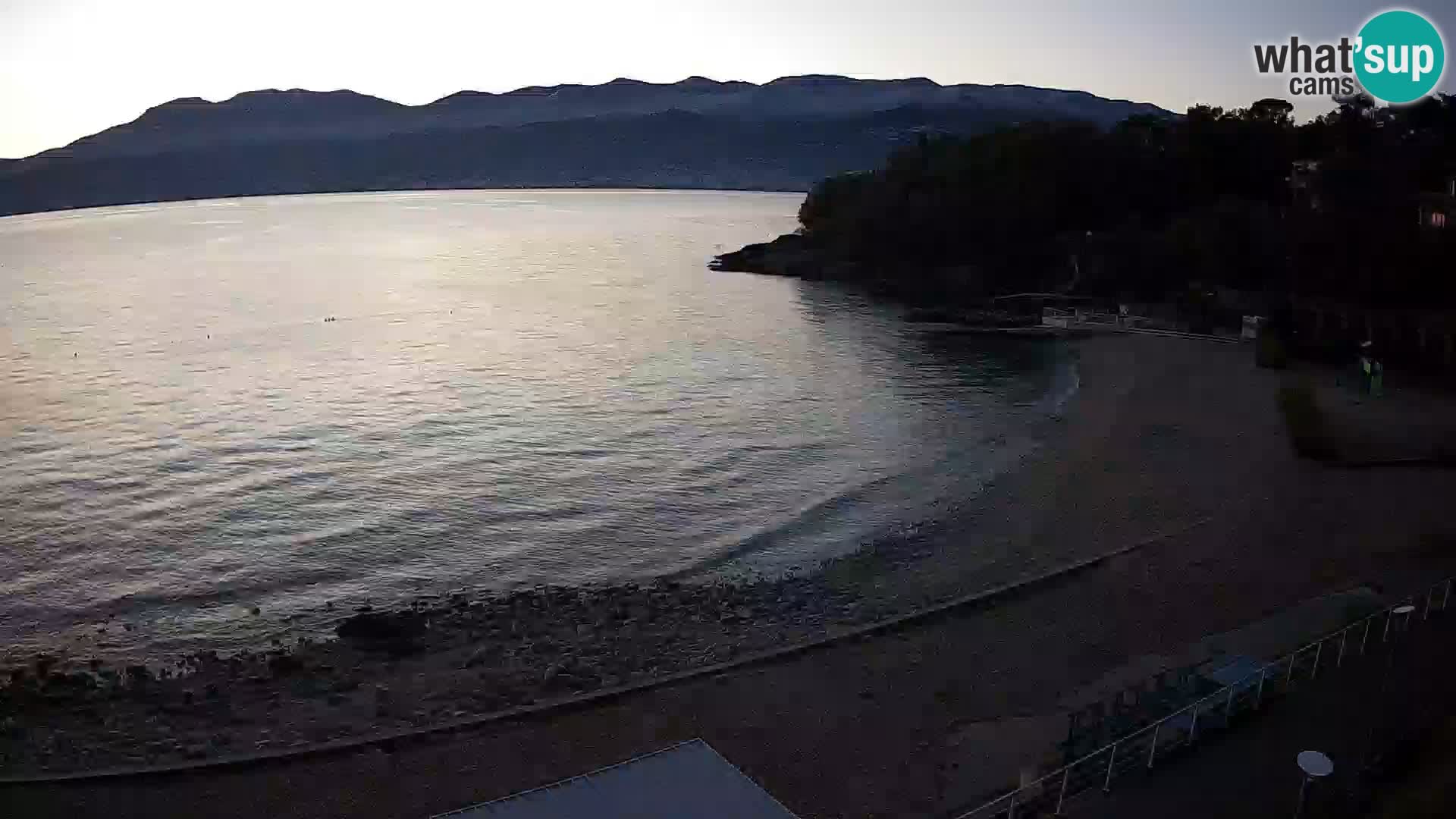 Reka Spletna kamera  plaža pri Bazenih Kantrida