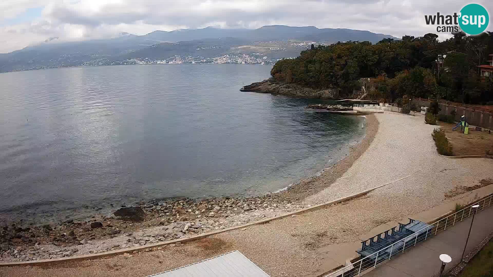 Reka Spletna kamera  plaža pri Bazenih Kantrida