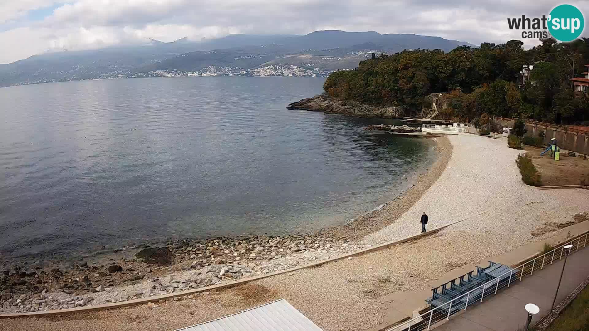 Reka Spletna kamera  plaža pri Bazenih Kantrida