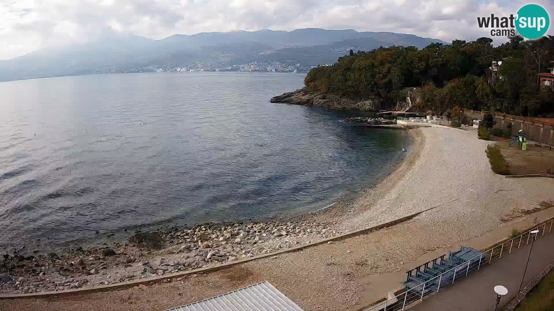 Reka Spletna kamera  plaža pri Bazenih Kantrida