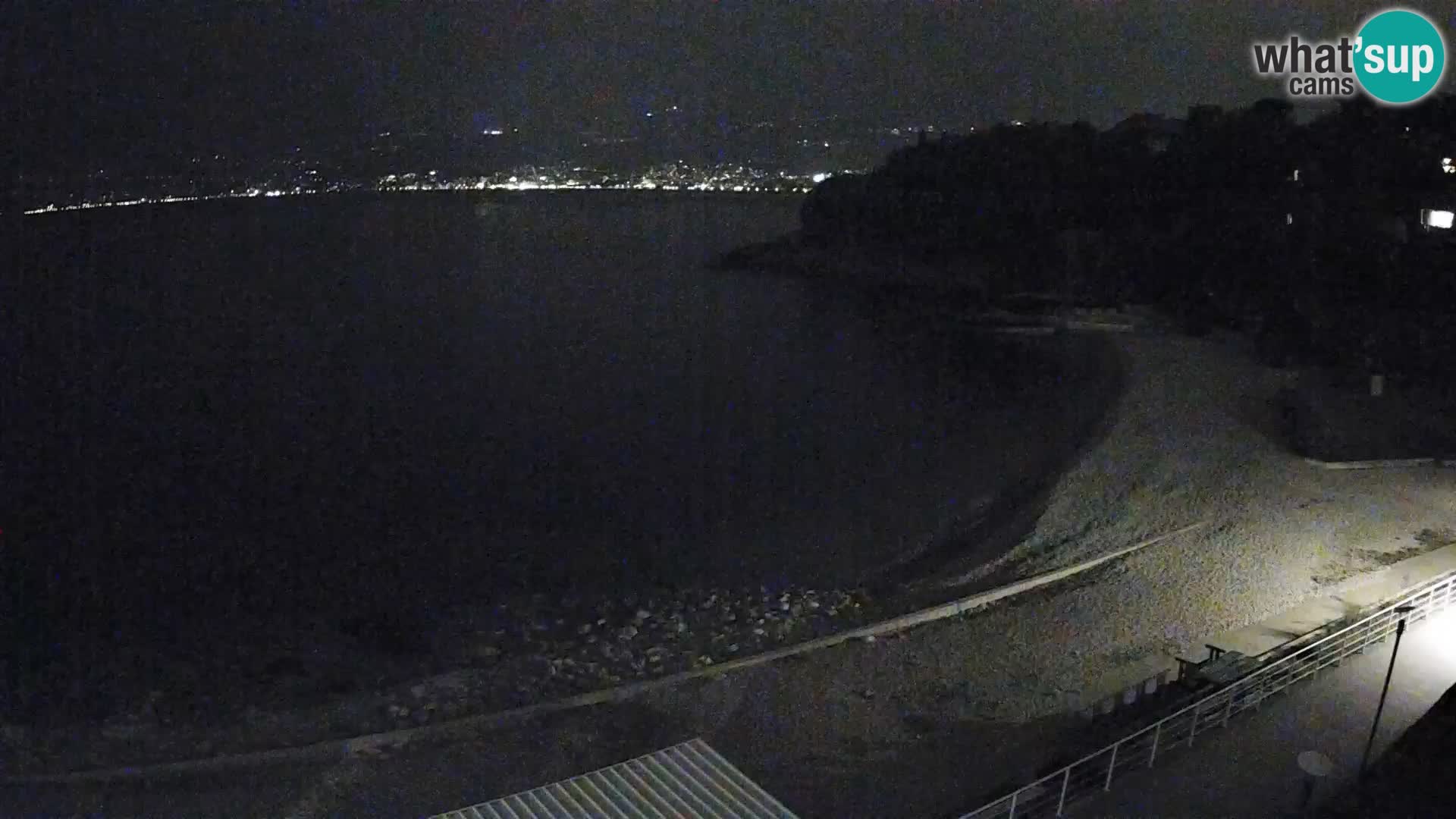 Rijeka web kamera plaža pri Bazenih Kantrida