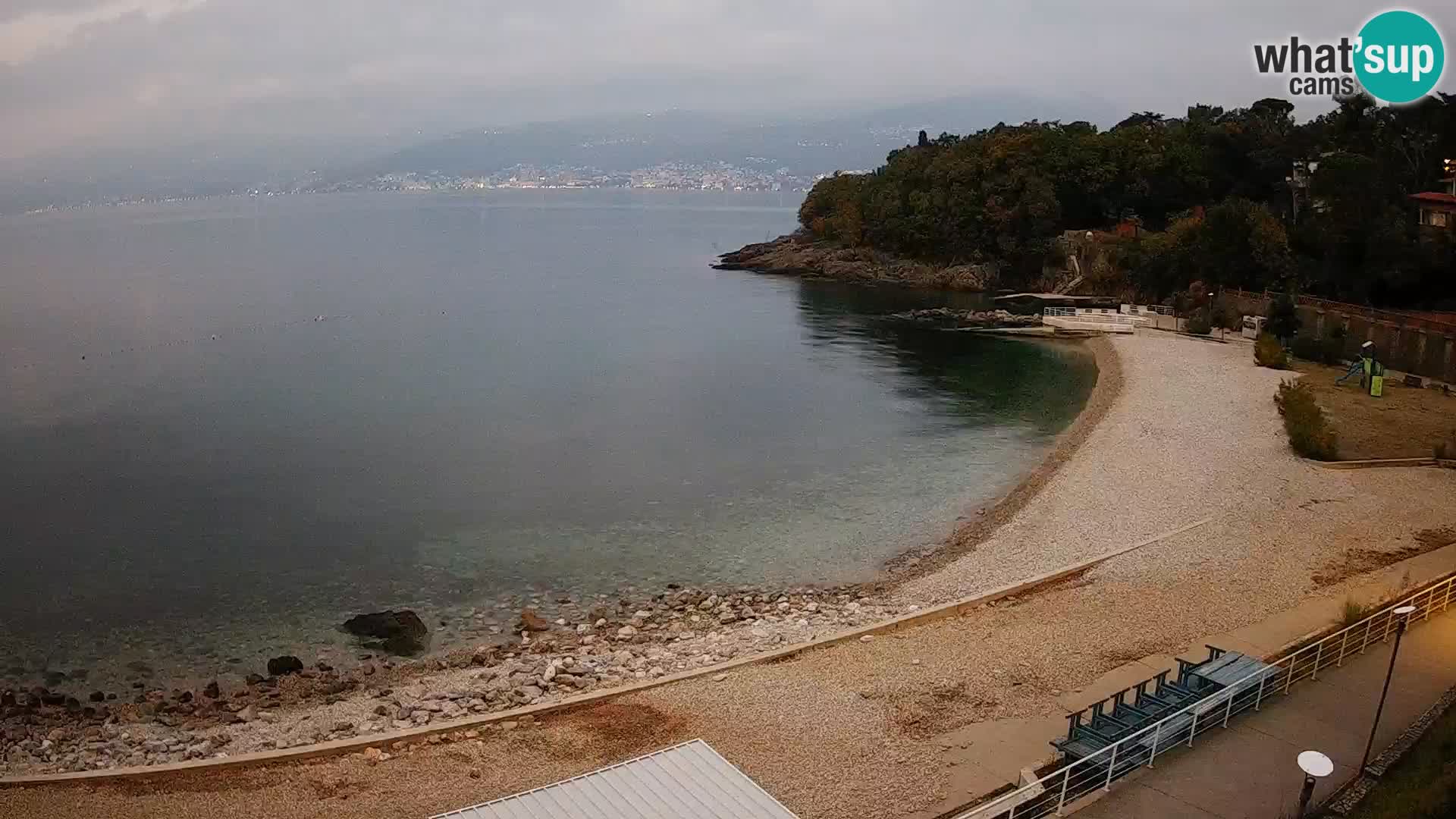 LIVE Webcam Fiume spiaggia piscine Kantrida