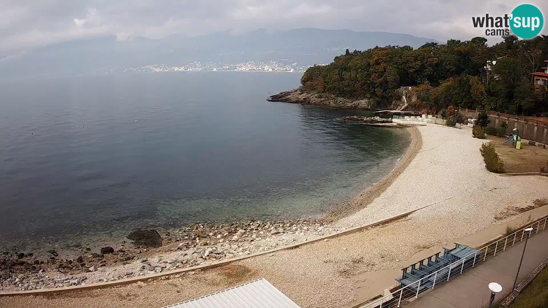 Reka Spletna kamera  plaža pri Bazenih Kantrida