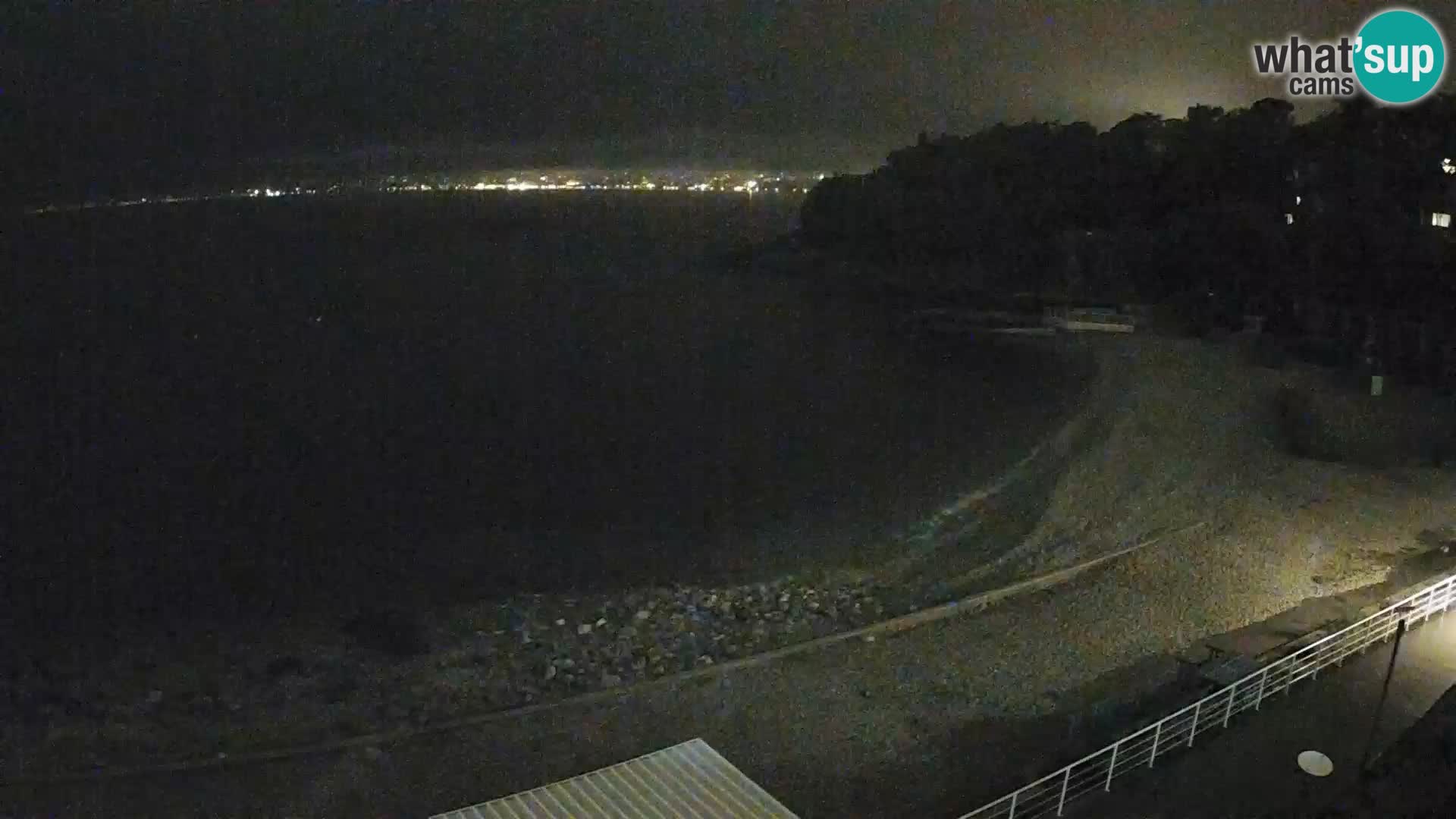 Rijeka web kamera plaža pri Bazenih Kantrida