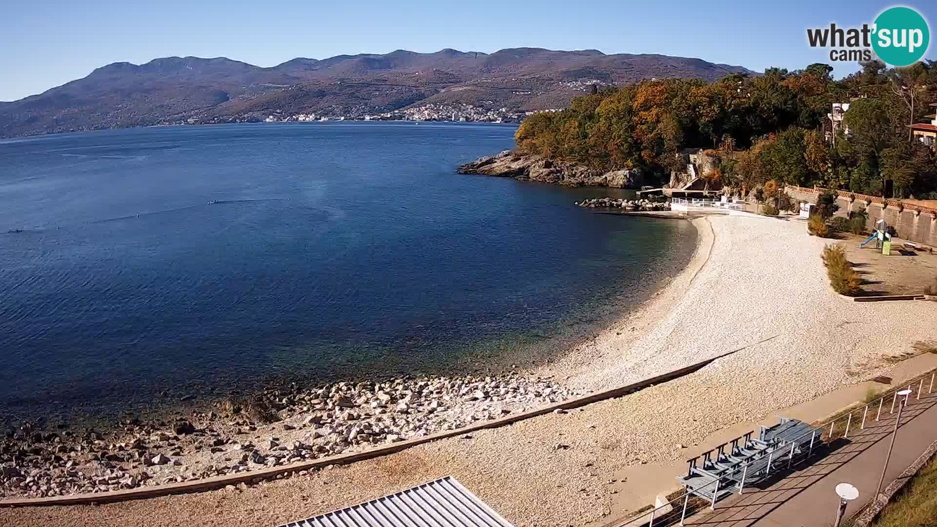 Reka Spletna kamera  plaža pri Bazenih Kantrida