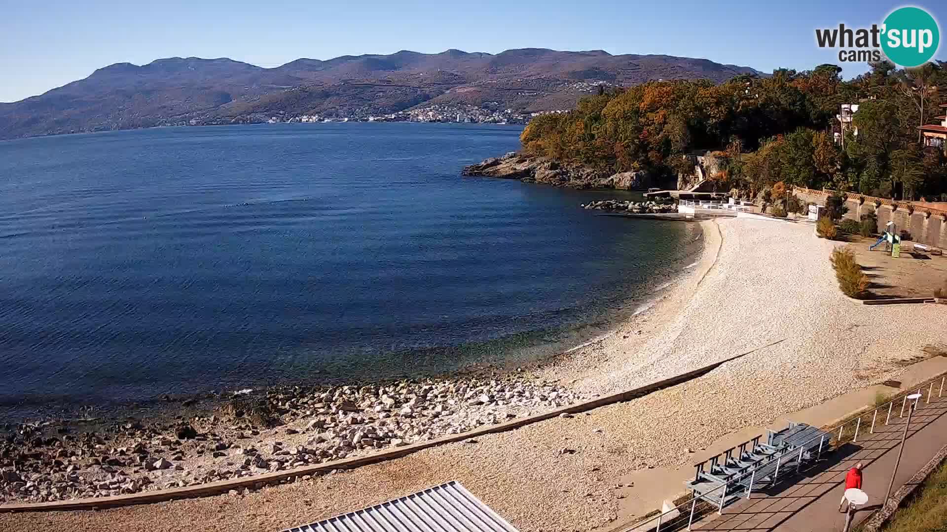 Reka Spletna kamera  plaža pri Bazenih Kantrida