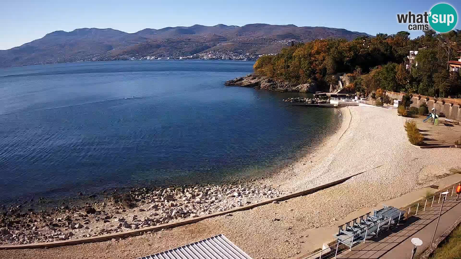 Rijeka web kamera plaža pri Bazenih Kantrida