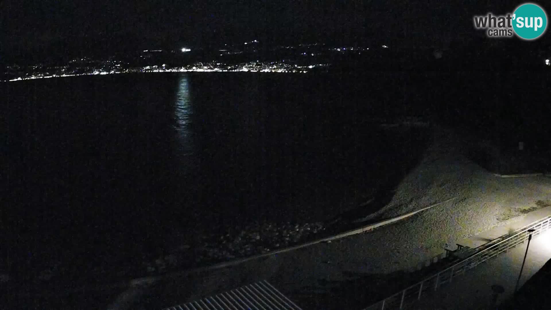 Rijeka web kamera plaža pri Bazenih Kantrida