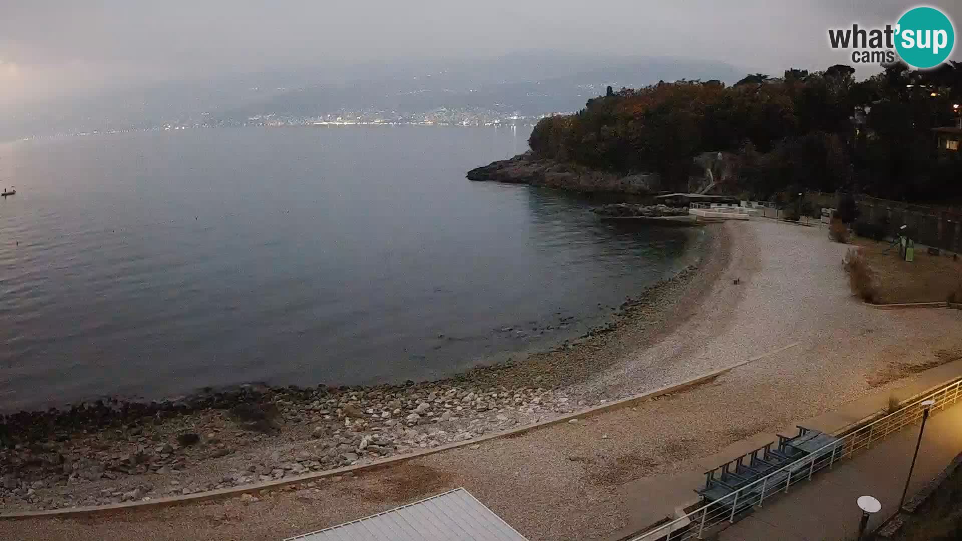 Rijeka web kamera plaža pri Bazenih Kantrida