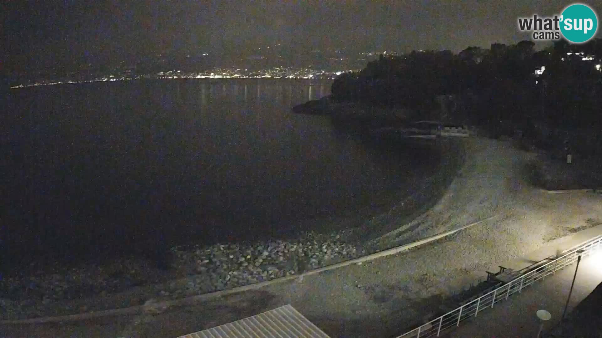 Rijeka web kamera plaža pri Bazenih Kantrida