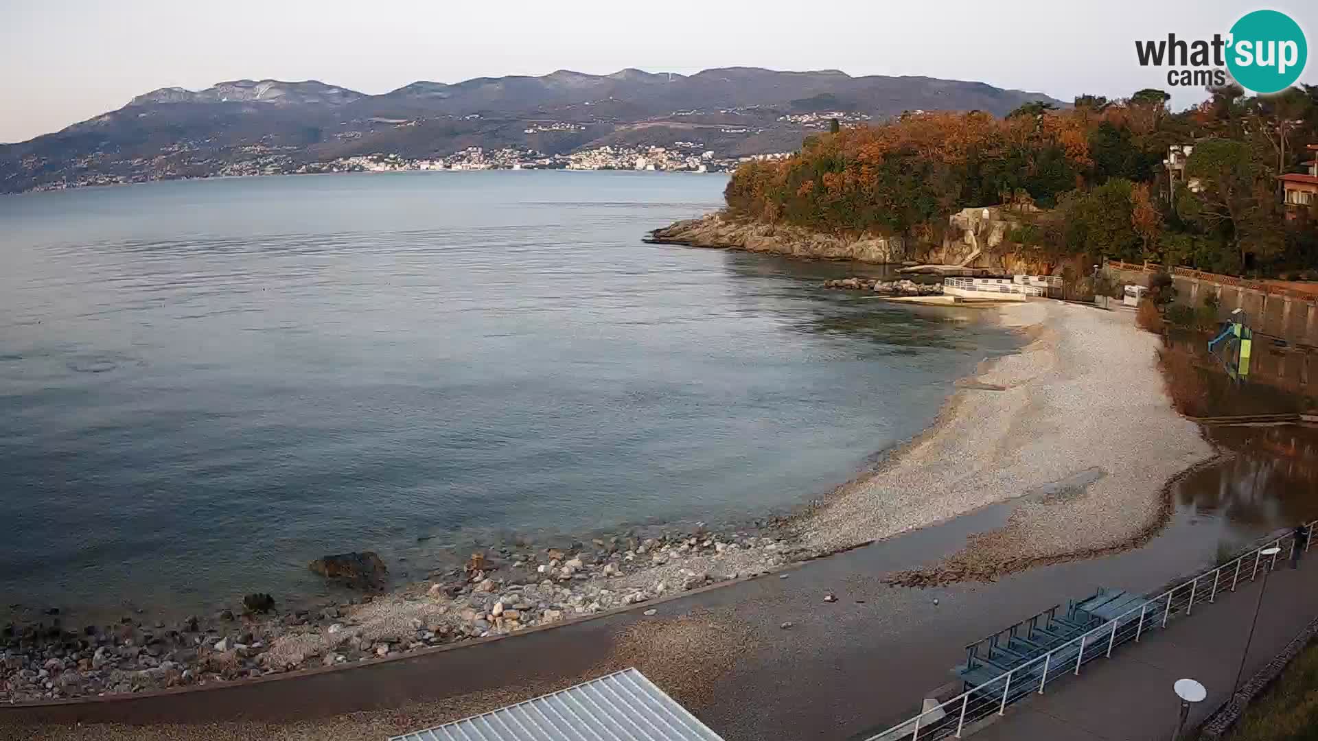 LIVE Webcam Rijeka beach Swimming pools Kantrida