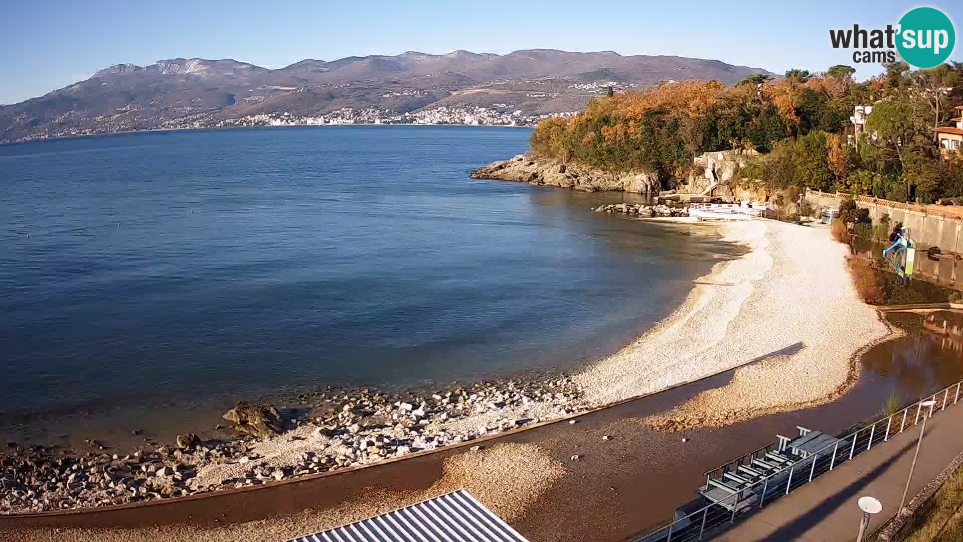 LIVE Webcam Fiume spiaggia piscine Kantrida