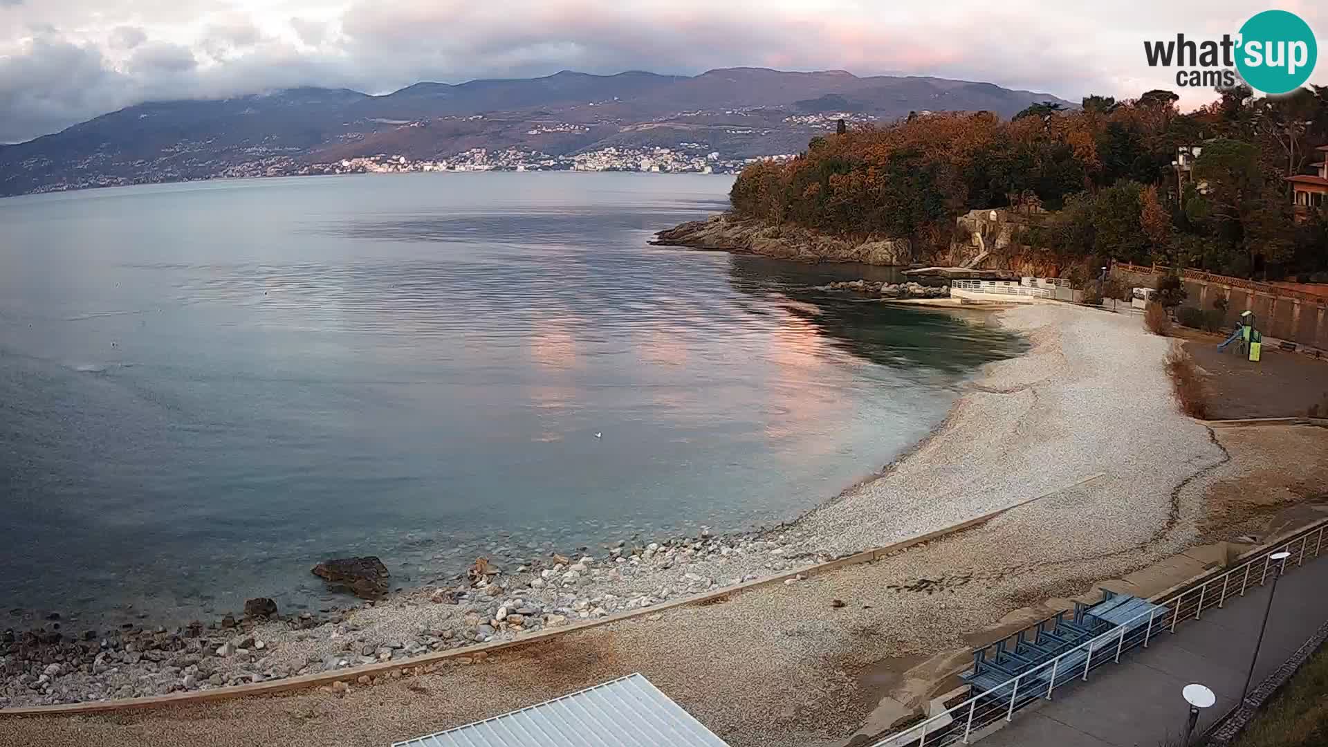 LIVE Webcam Rijeka beach Swimming pools Kantrida