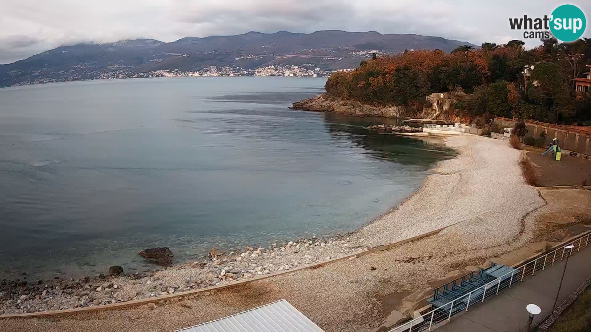 LIVE Webcam Rijeka beach Swimming pools Kantrida