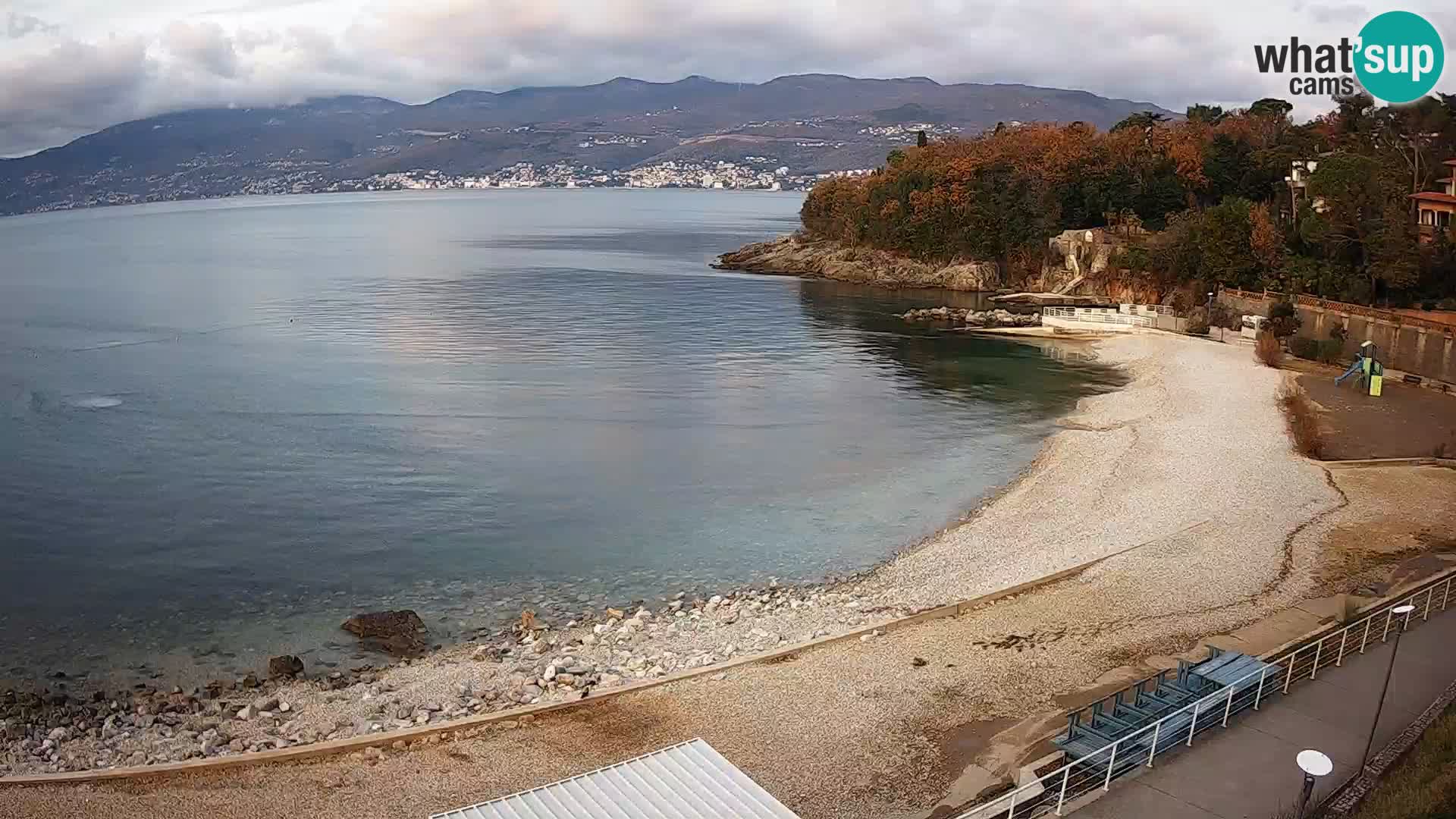 LIVE Webcam Rijeka beach Swimming pools Kantrida