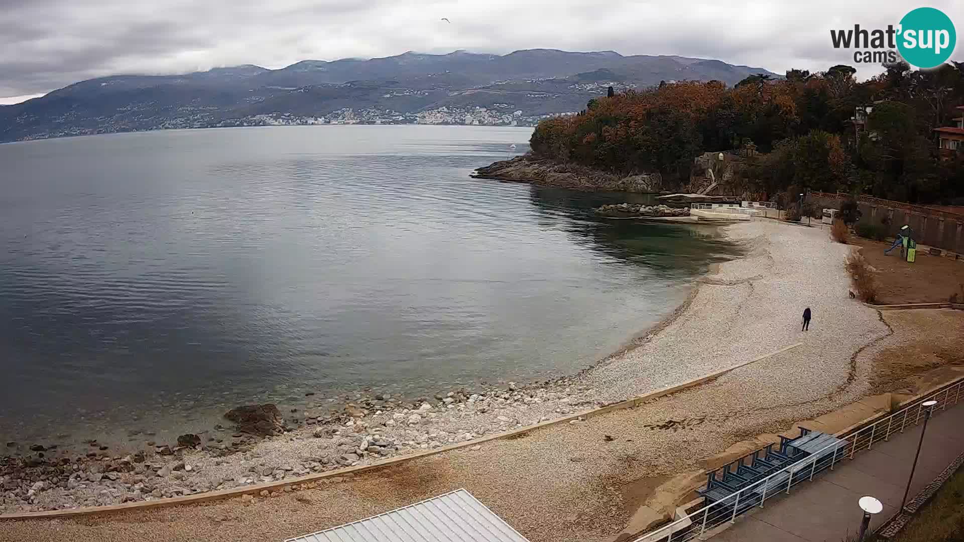 LIVE Webcam Rijeka beach Swimming pools Kantrida