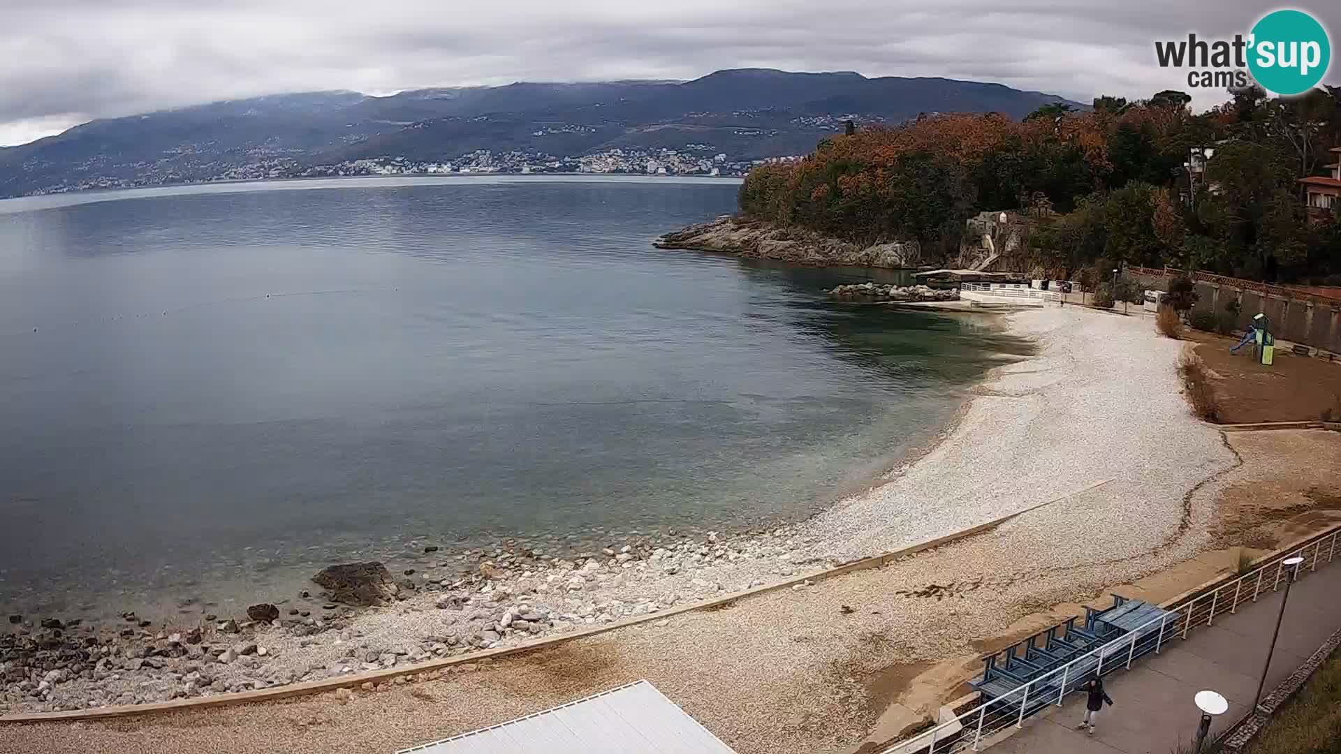 LIVE Webcam Rijeka beach Swimming pools Kantrida