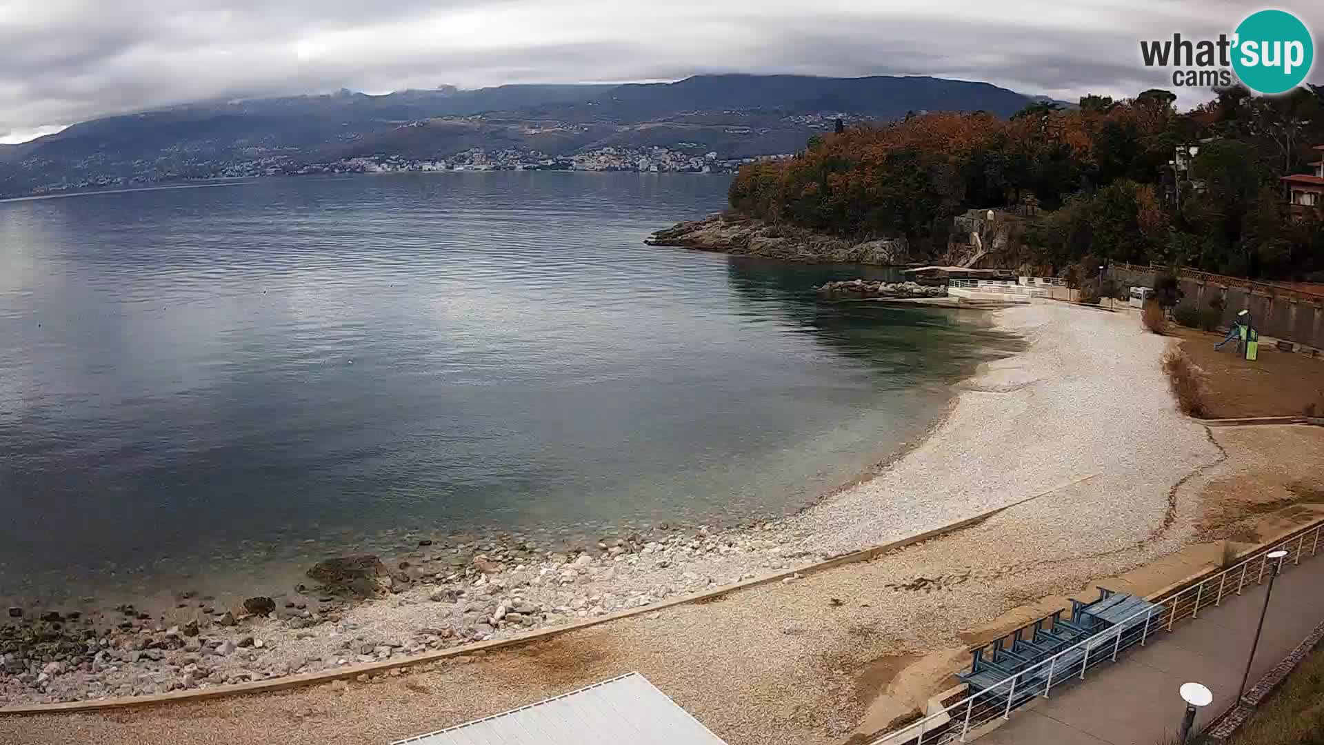 LIVE Webcam Rijeka beach Swimming pools Kantrida