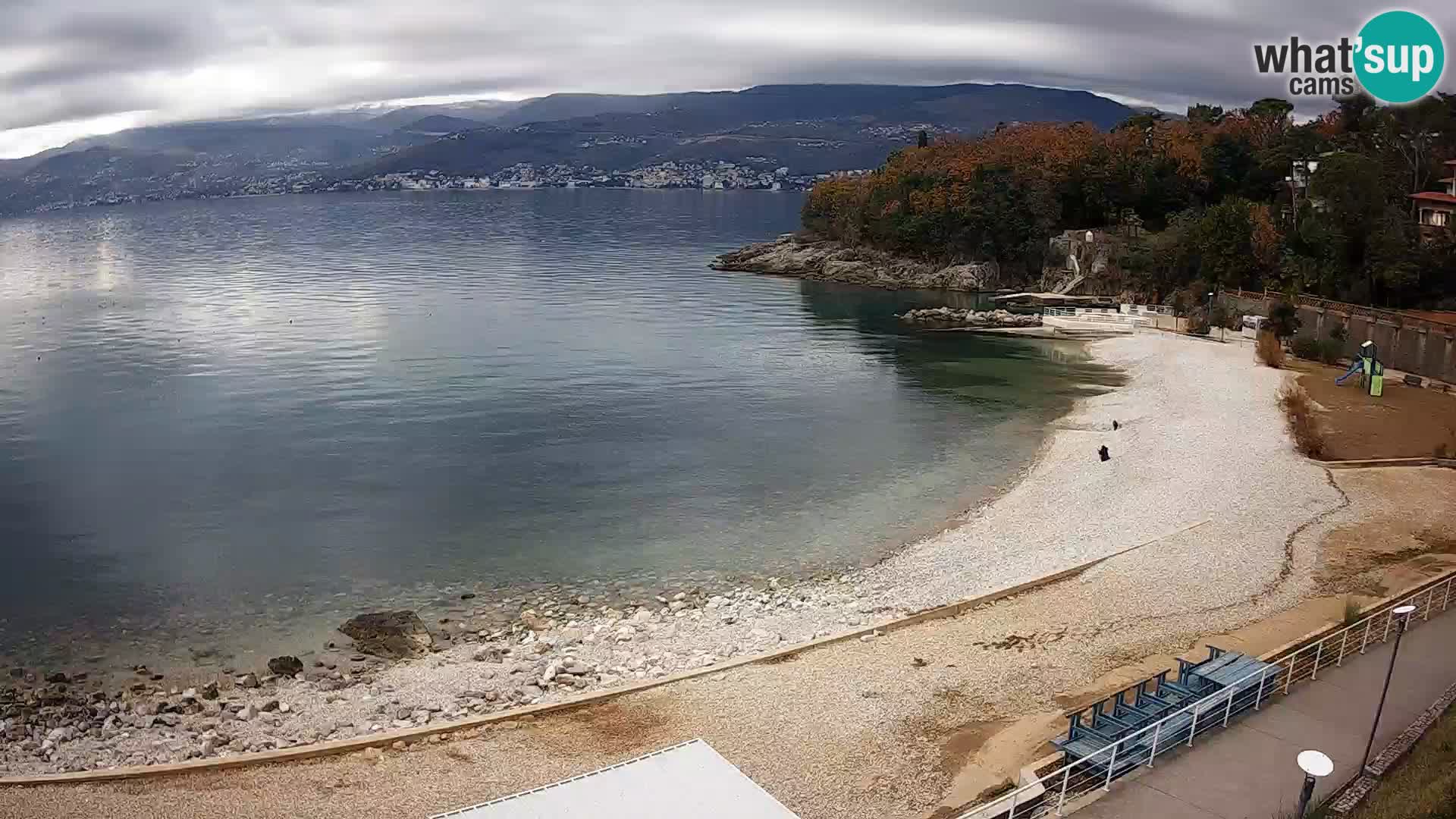 LIVE Webcam Rijeka beach Swimming pools Kantrida