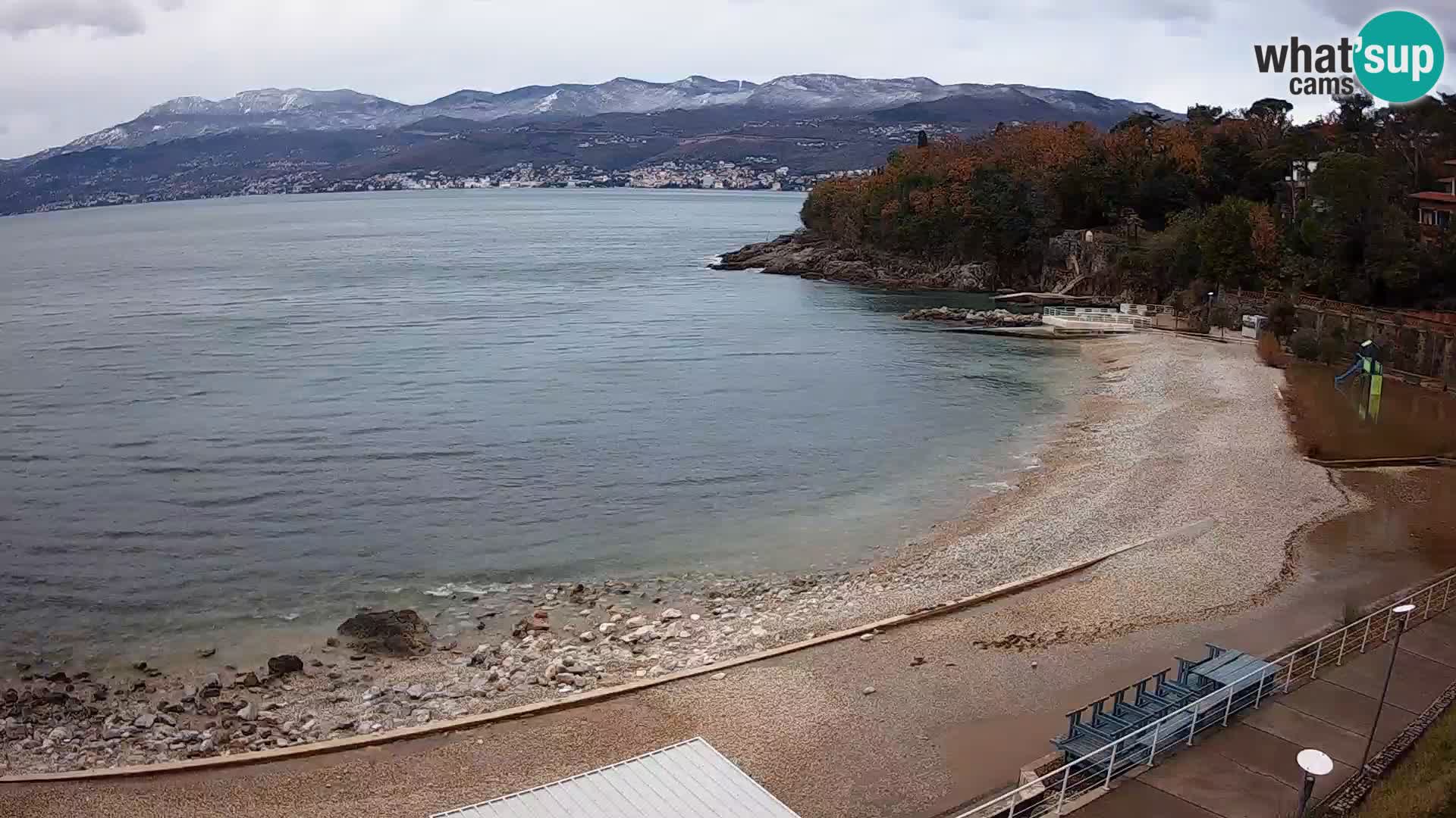 LIVE Webcam Rijeka beach Swimming pools Kantrida